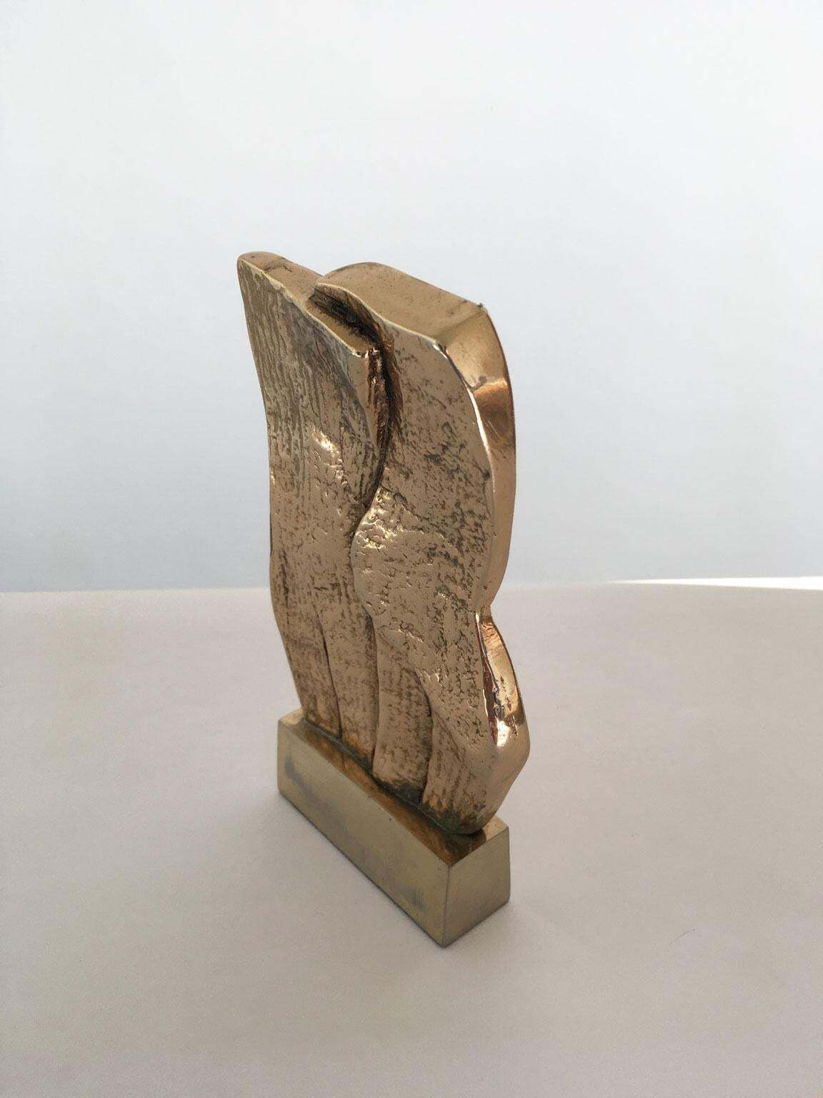 1980 Italy Post Modern Rodica Tanasescu Bronze Abstract Sculpture Insieme photo 849.0