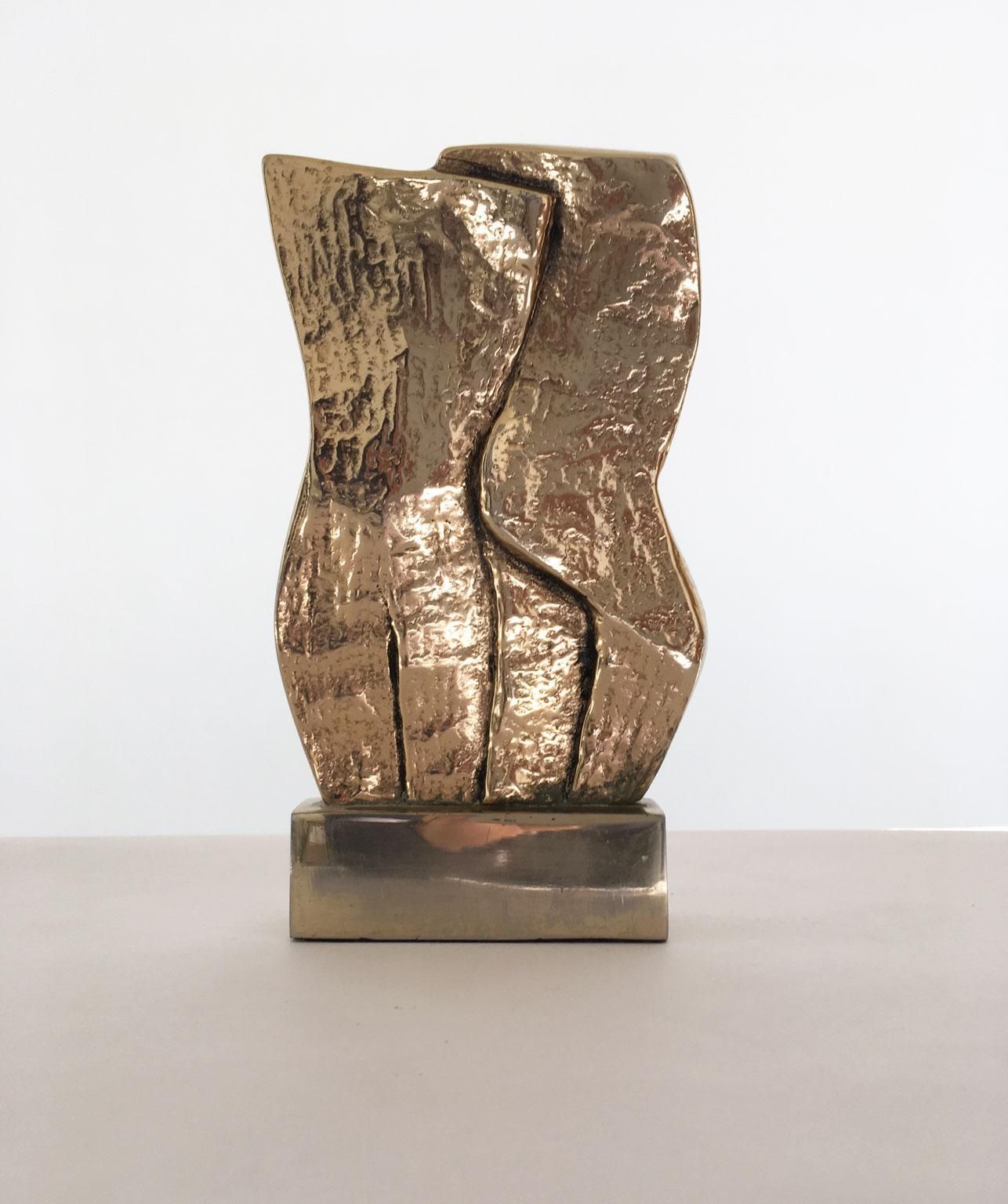 Art 1980 Italy Post Modern Rodica Tanasescu Bronze Abstract Sculpture Insieme photo