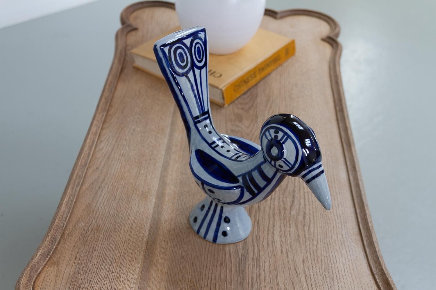 photo vinterior Søholm Ceramic Bird By Gerd Hiorth Petersen, 1960s.