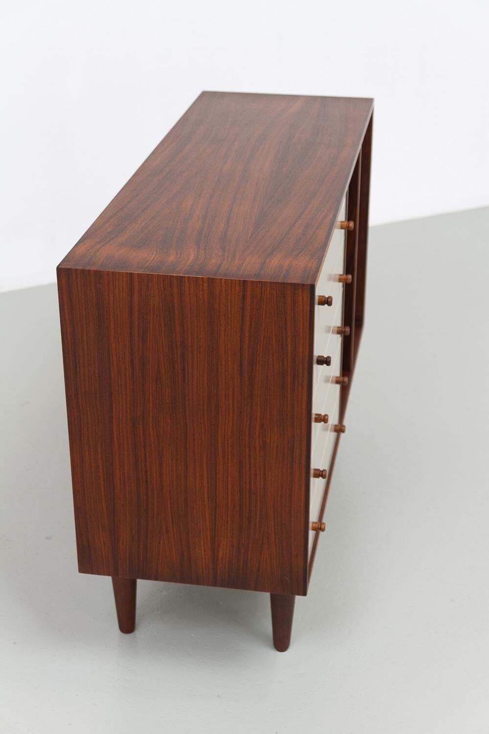 photo for sale Danish Rosewood Sideboard With Drawers By Hg Furniture, 1960s.