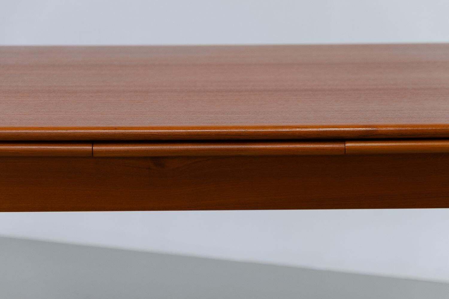 Danish Mid Century Extendable Teak Dining Table, 1960s. photo for sale