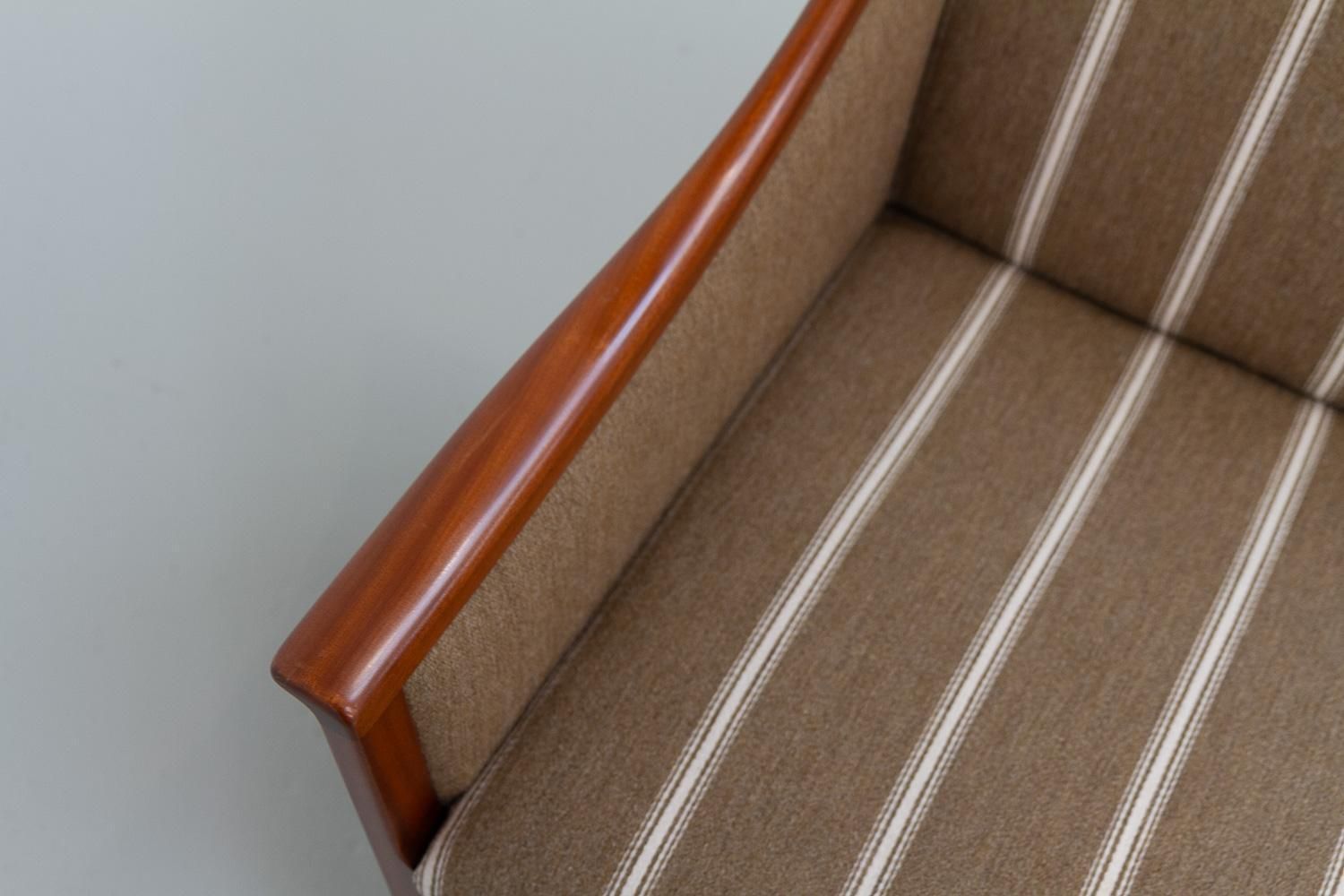 photo for sale Danish 2 Seater Sofa By Ole Wanscher For Pj Møbler, 1960s.