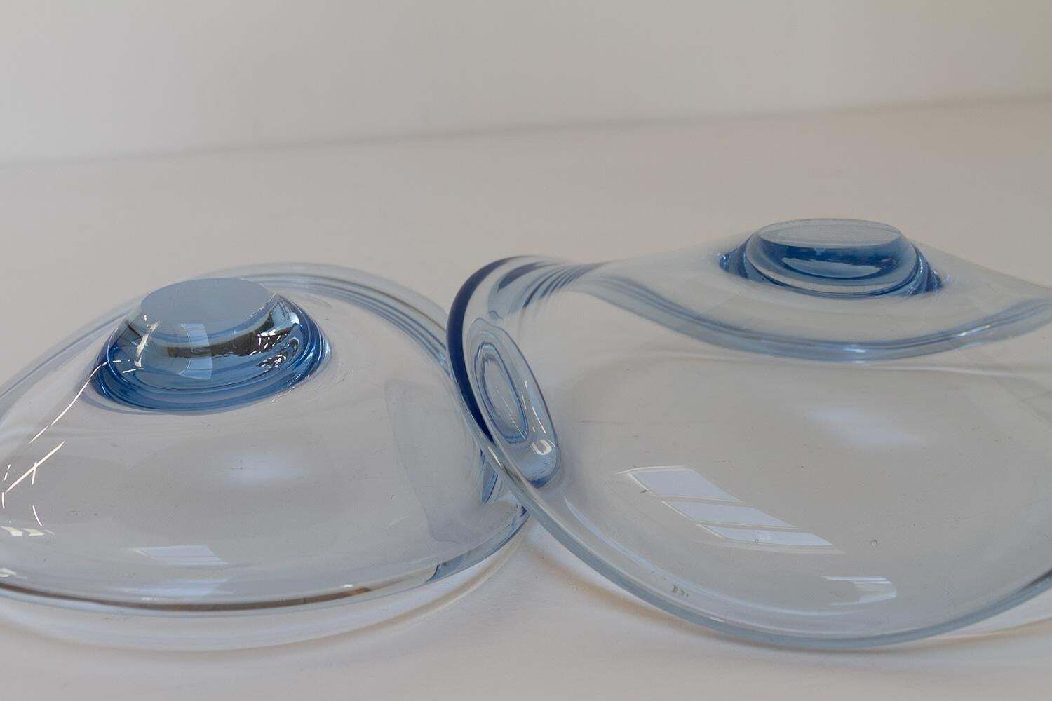 photo furniture Danish Selandia Fruit Bowls By Per Lütken For Holmegaard, 1960s. Set Of 2.