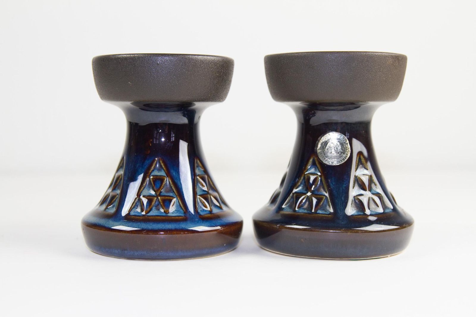 photo vintage Danish Mid Century Modern Stoneware By Søholm 1960s, Set Of 5