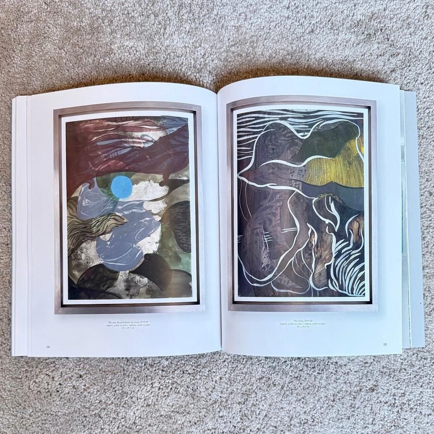 It Was A Time Of Suspended Action 2019 20 Tempera & Acrylic On Paper By A. Roma photo vinterior