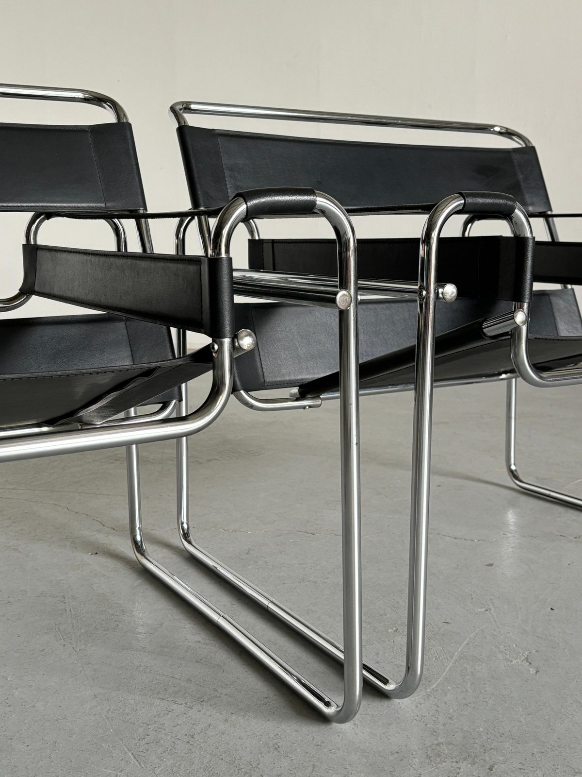 Vintage 'Wassily' Armchairs By Marcel Breuer, 1970s Replica photo buy
