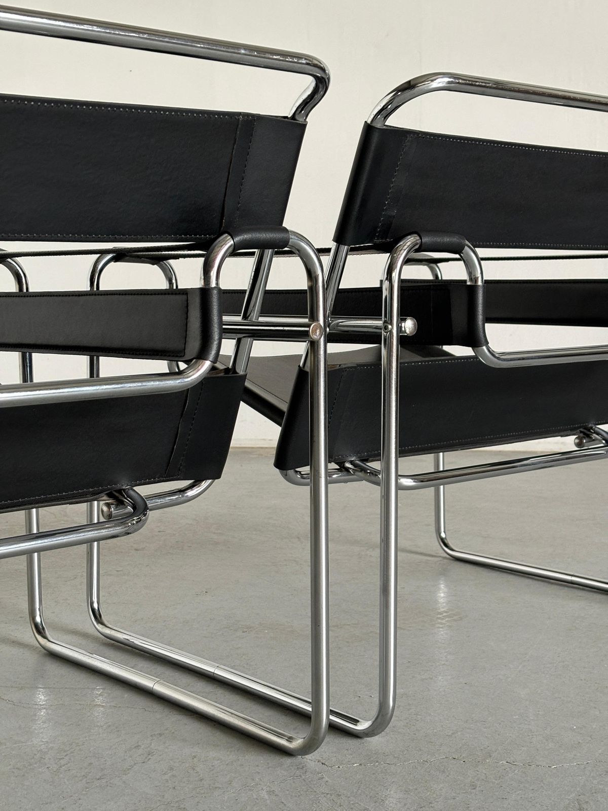 photo furniture Vintage 'Wassily' Armchairs By Marcel Breuer, 1970s Replica
