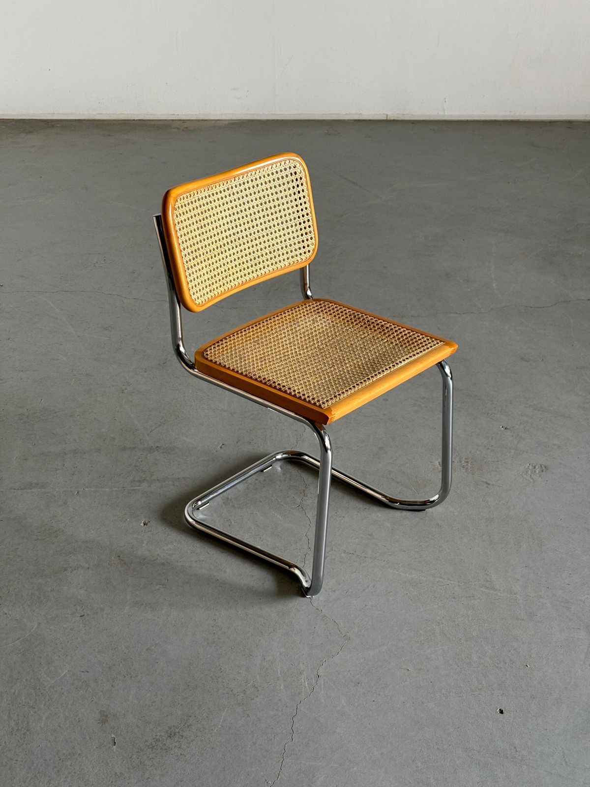 Vintage Cesca Mid Century Cantilever Chair, Marcel Breuer B32 Made In Italy photo 322.0