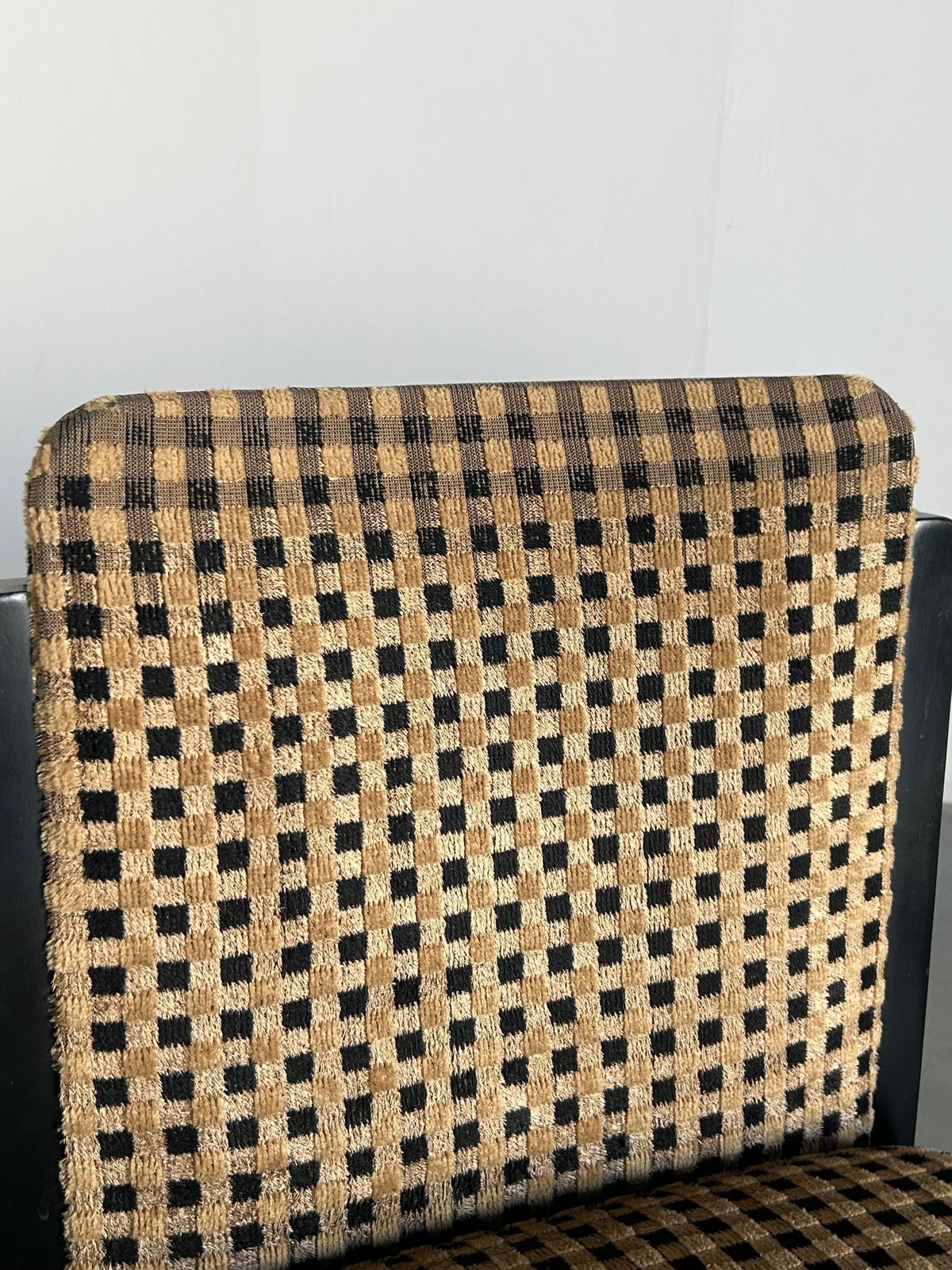 1432.0 Set Of 4 Italian Sculptural Lacquered Bentwood Dining Chairs, Geometric Pattern photo