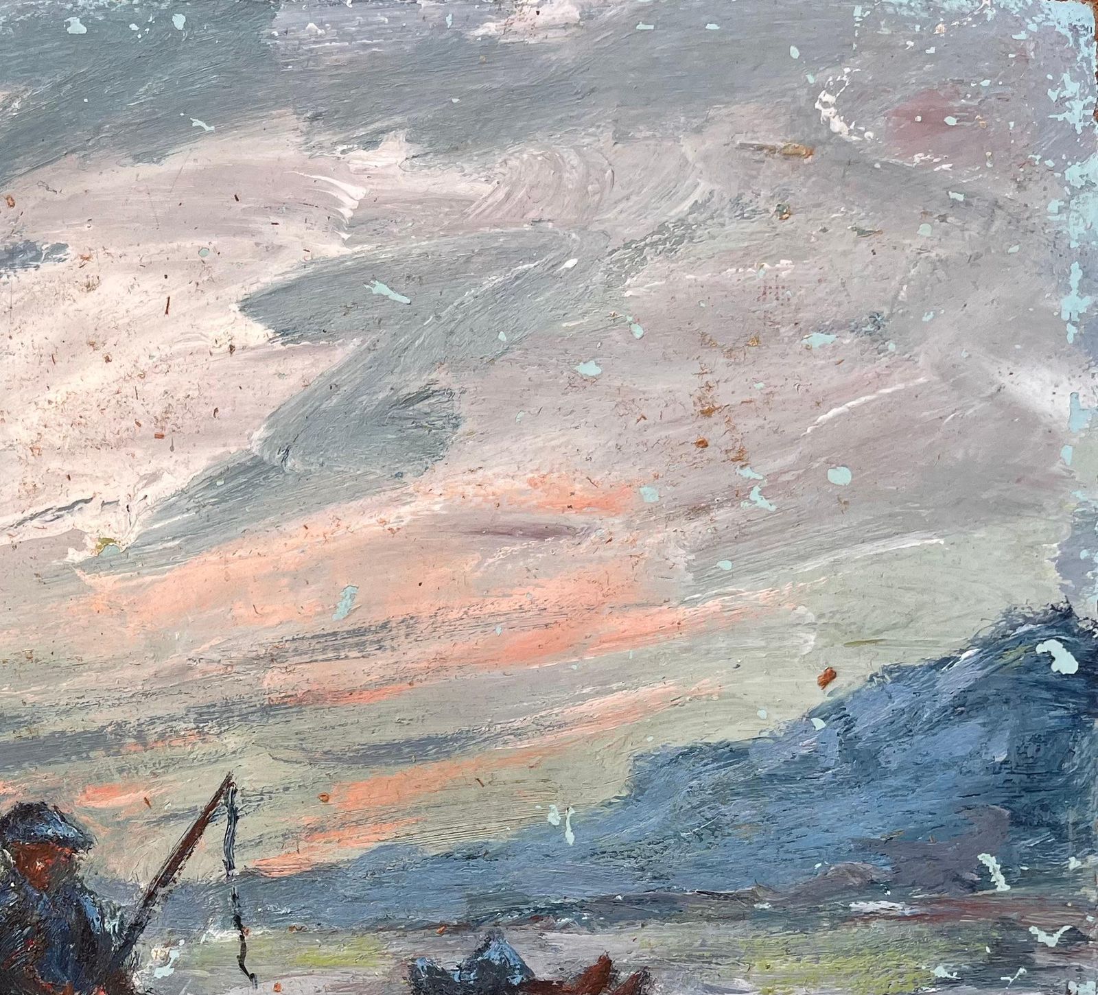 Fanch Lelimpressionist French Rural Scene With Horse And Cart At Sunset photo Art