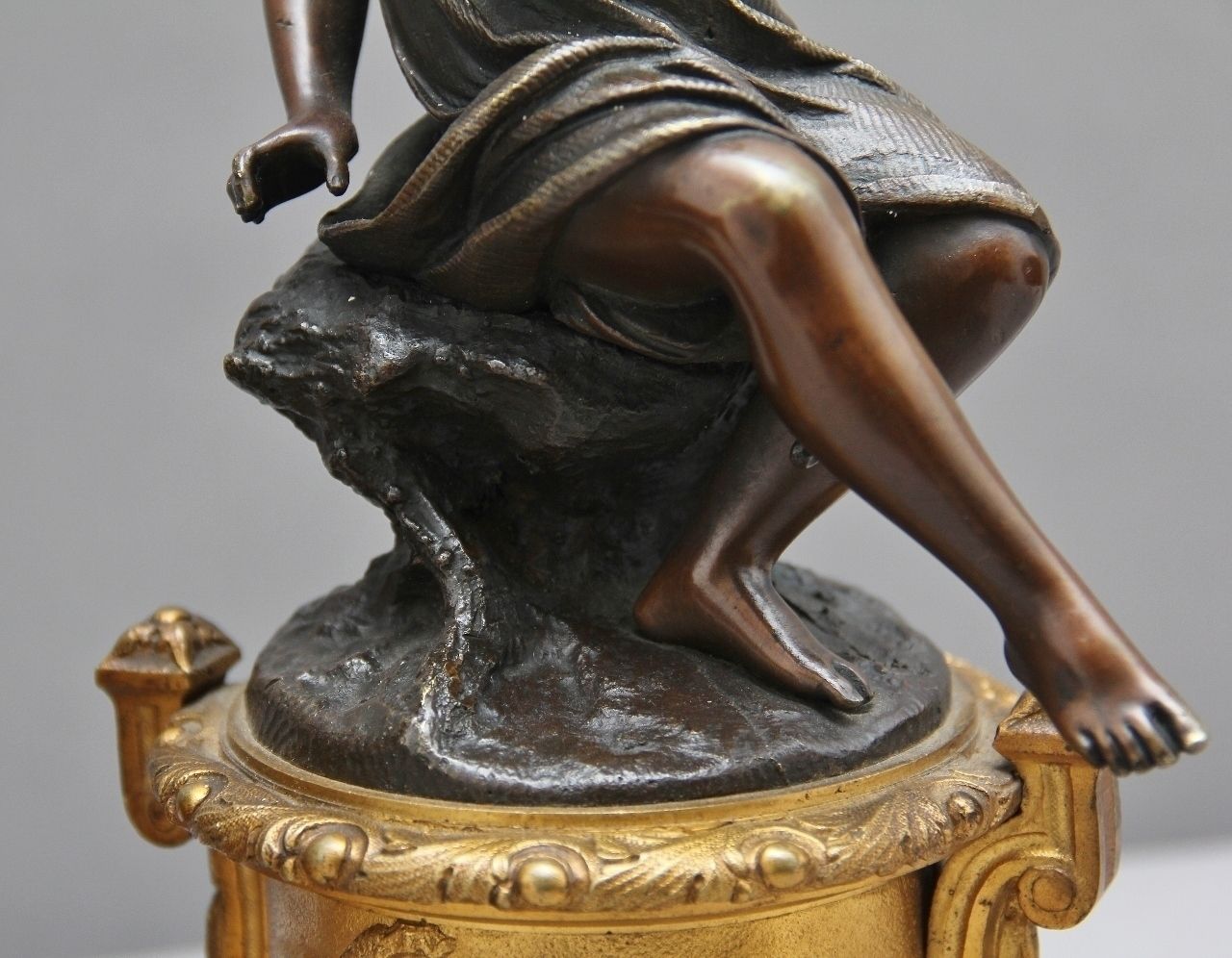 photo furniture Pair Of 19th Century French Bronzes
