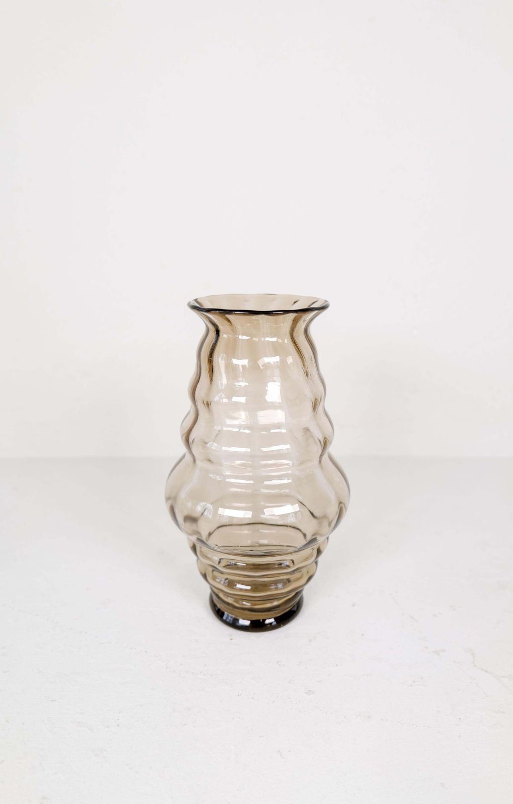 Art Deco / Swedish Grace Set Of 4 Glass Vessels Simon Gate Orrefors Sweden 1920s photo vinterior