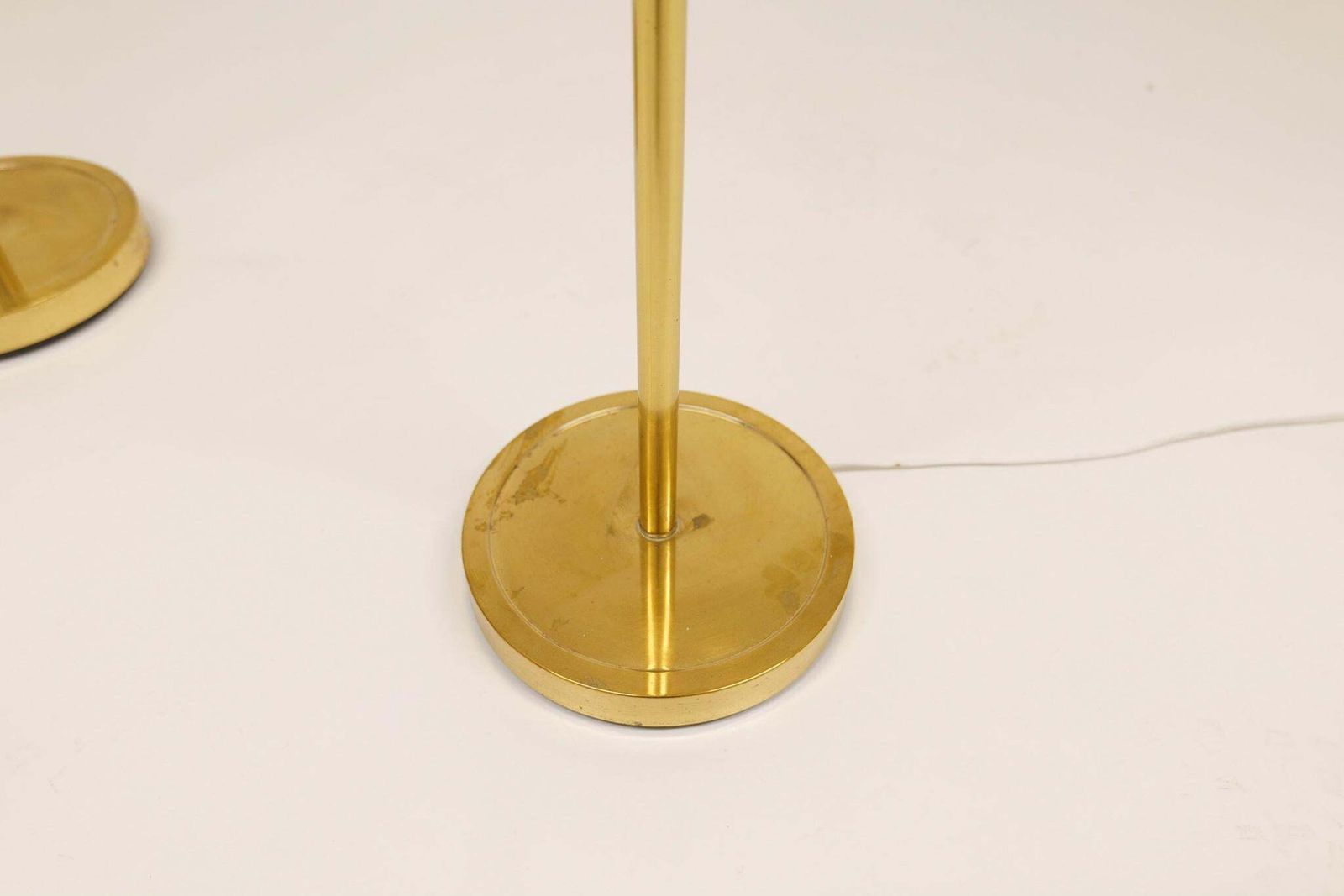 Scandinavian Modern Floor Lamps In Brass "Enco", Sweden, 1970s photo 2702.0