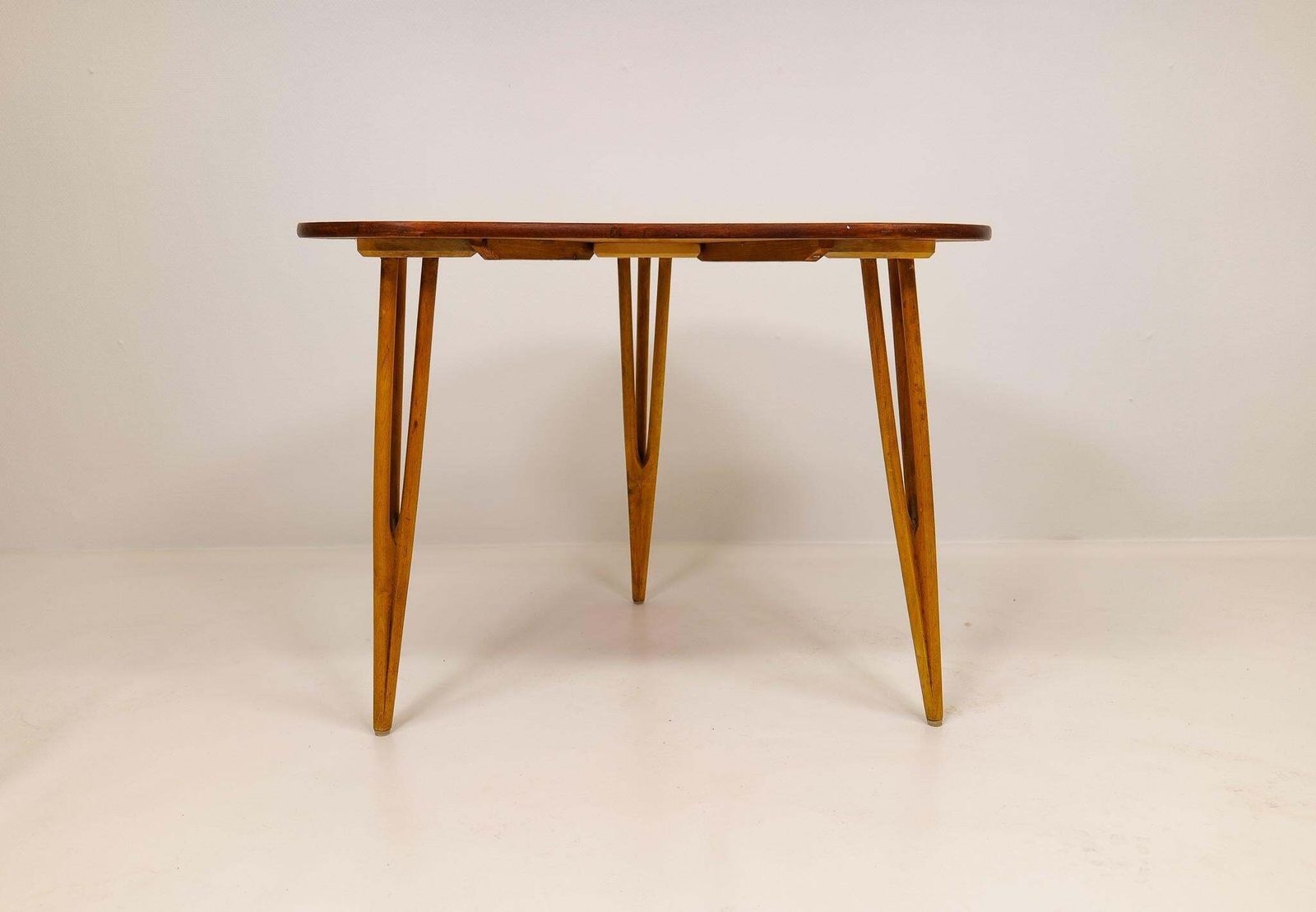 Swedish Modern Unique Coffee Table By Bo Fjaestad, Sweden, 1950s photo vintage