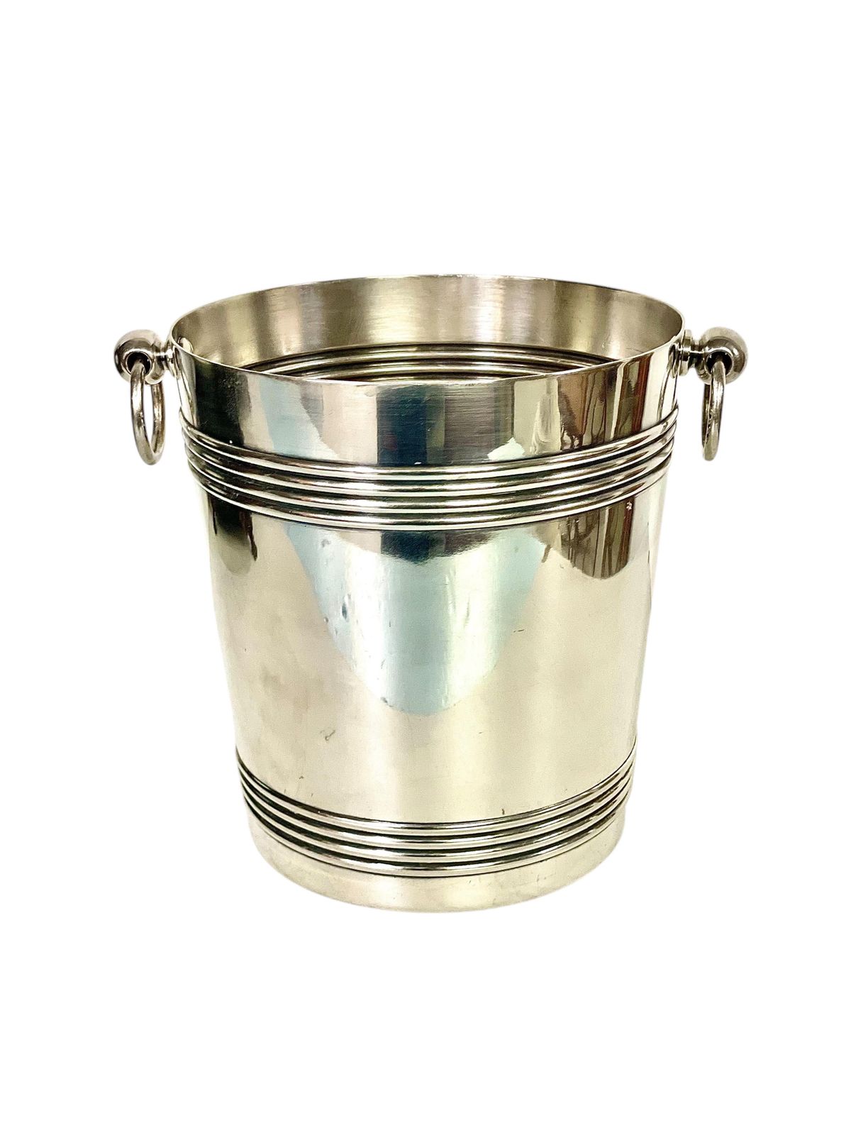 1930s Silver Plated Champagne Bucket, "Gallia" Collection By Christofle photo Home Decor