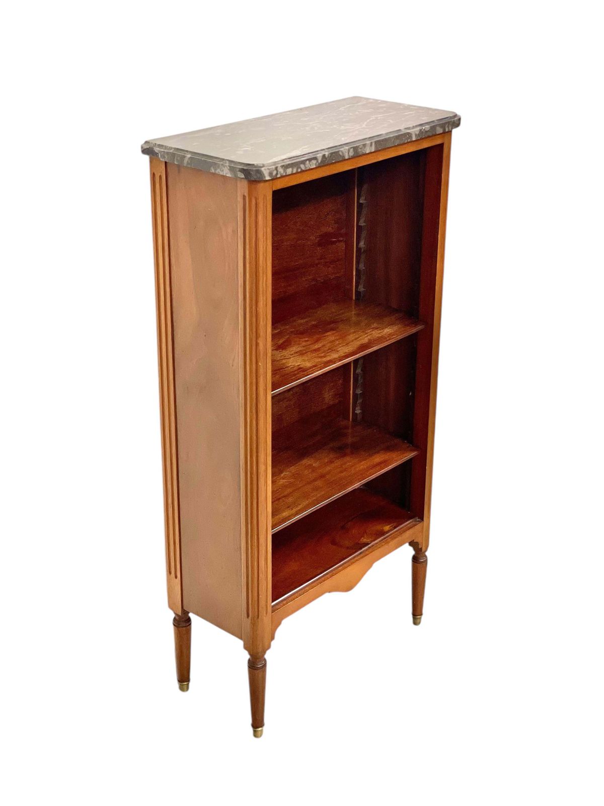 19th Century Walnut Bibus Or Book Case With Marble Top photo 1398.0