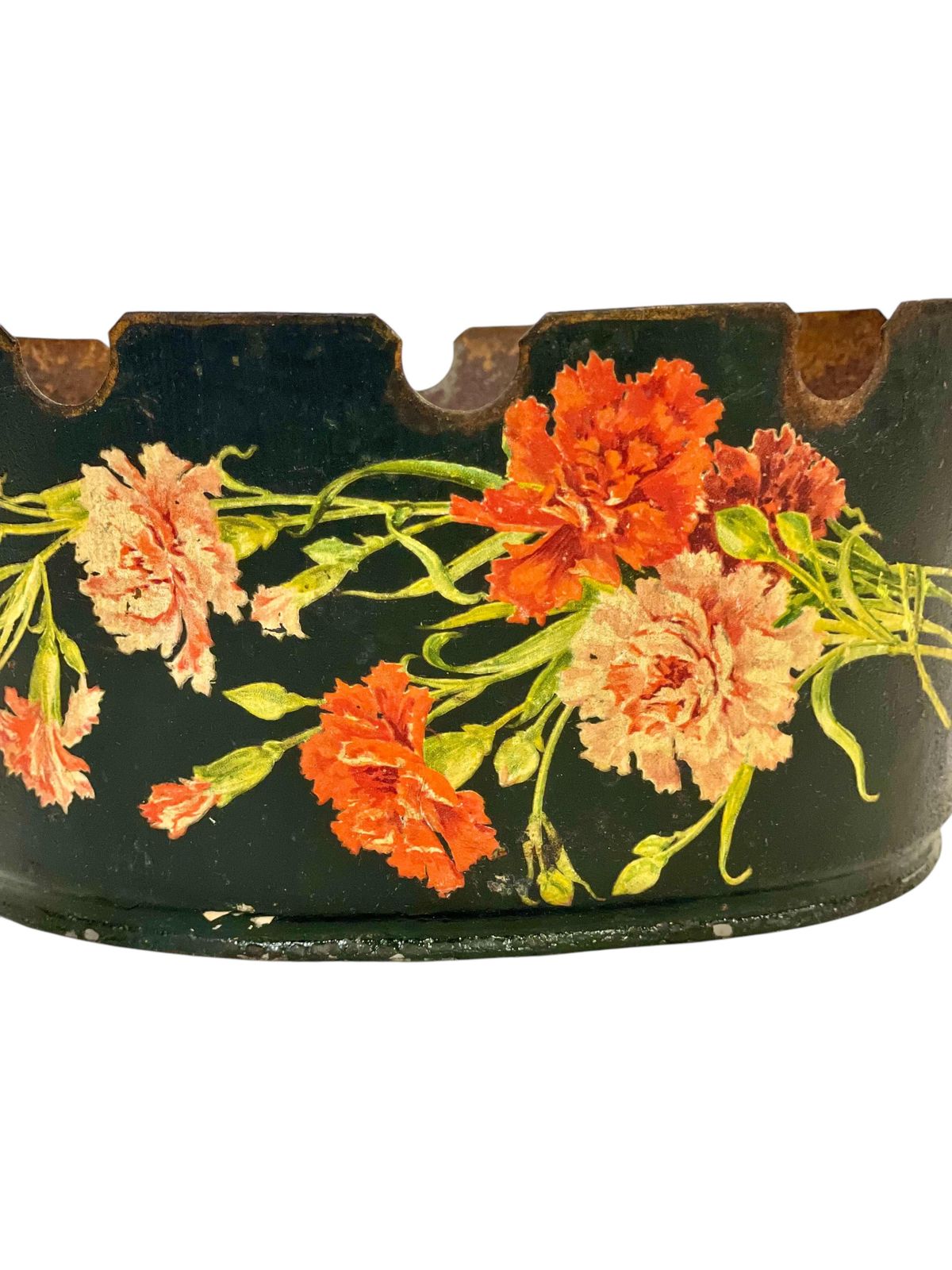 19th Century Exquisite Hand Painted Petite Cachepot photo 1095.0