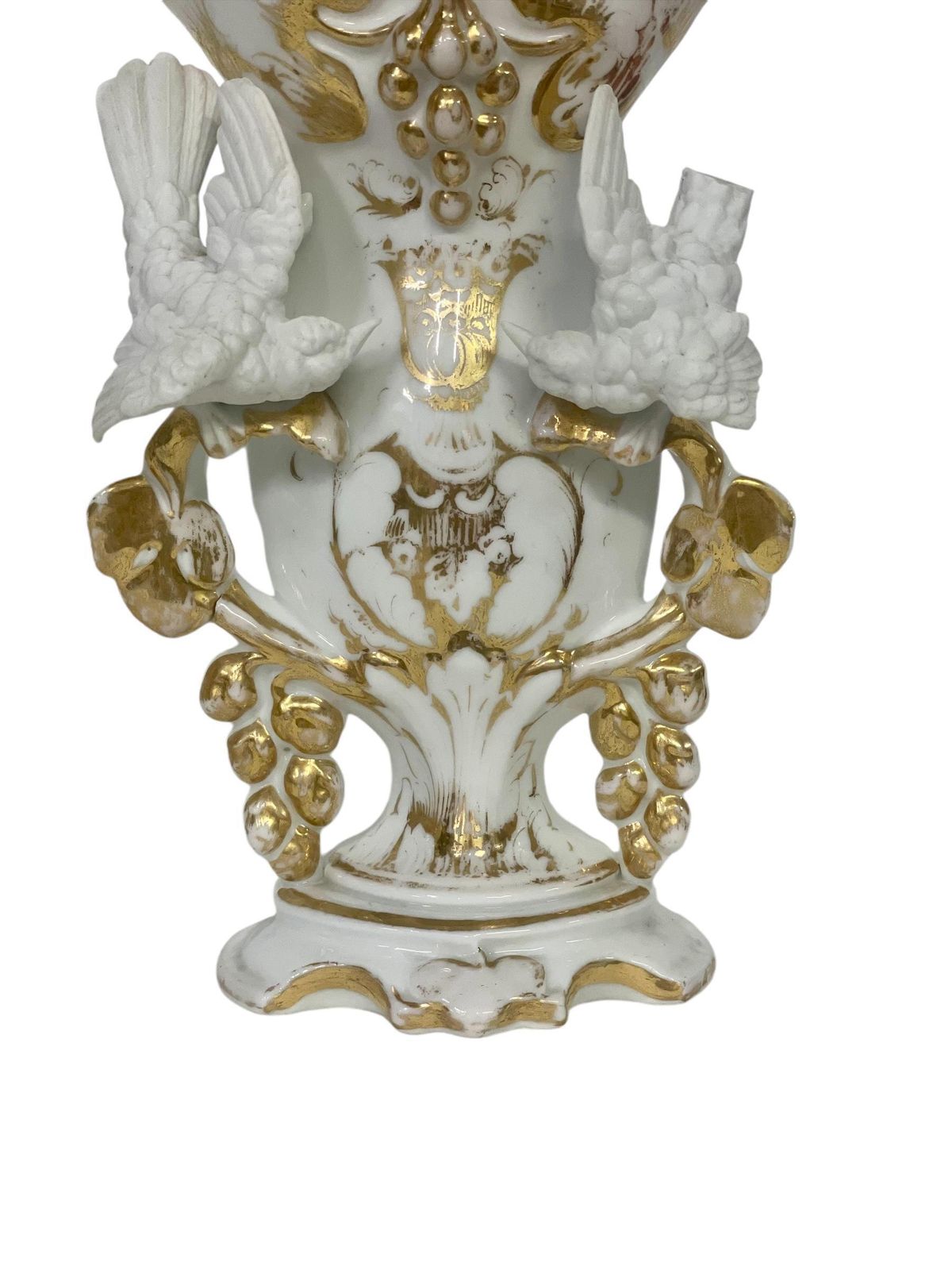 Pair Of 19th Century Tall Paris Porcelain Vases photo 1124.0
