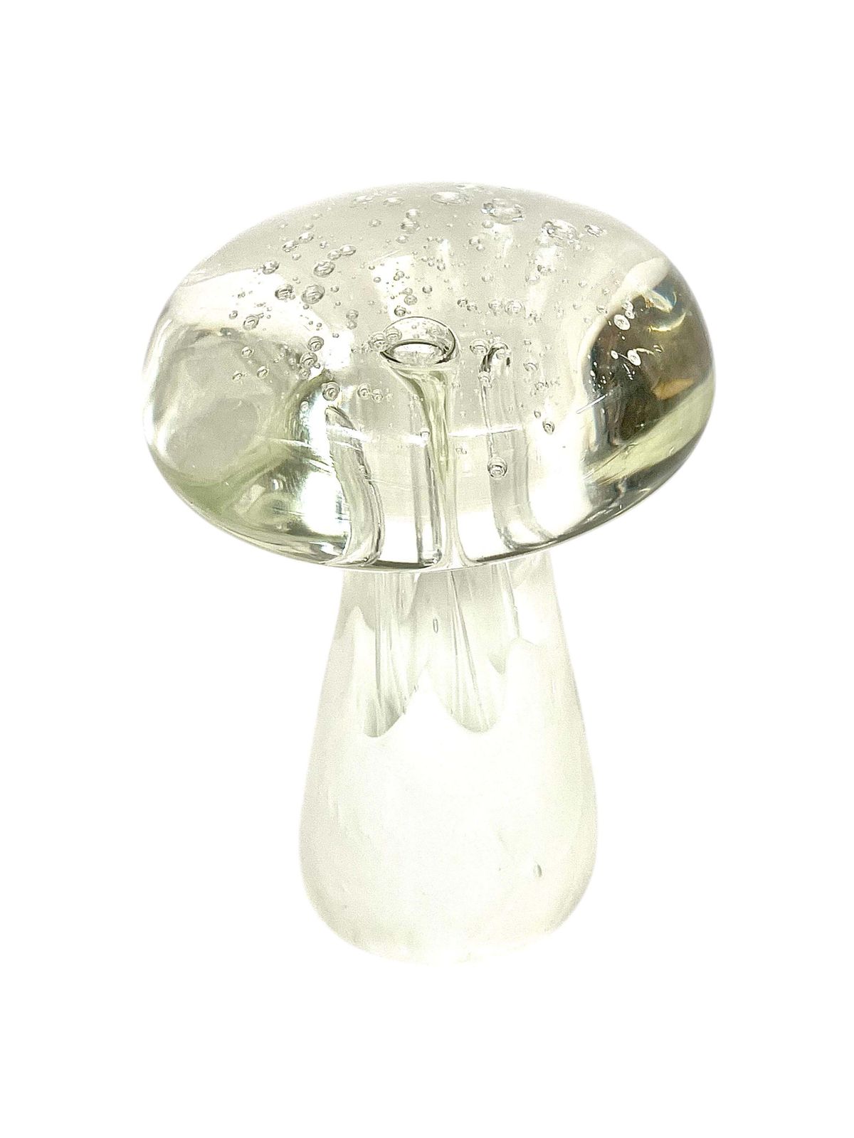 photo furniture 20th Century Murano Blown Glass Paperweight Mushroom