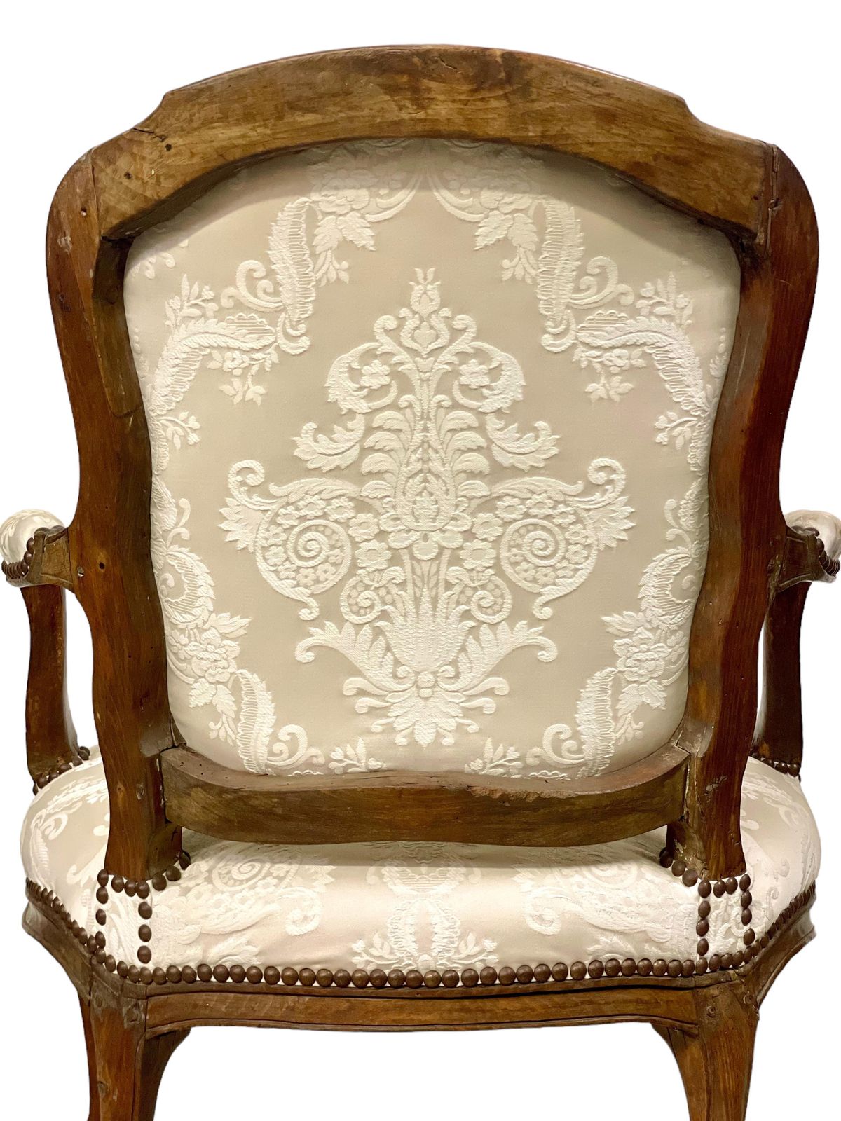 18th Century Louis XV Period Fauteuil By Mathieu Bauve photo vintage
