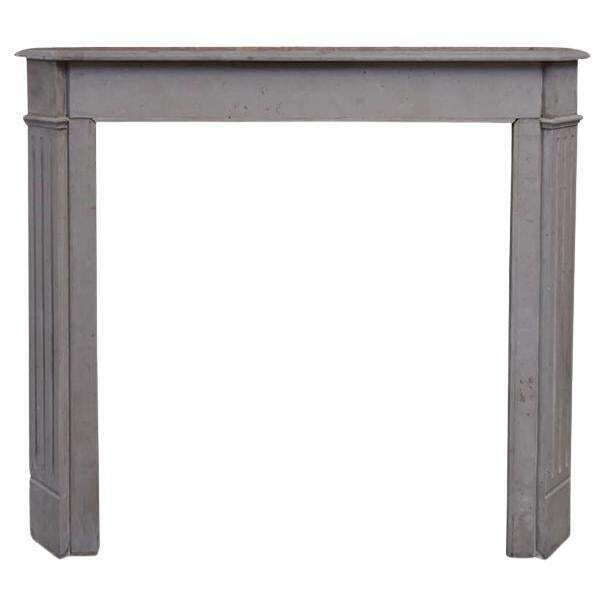 Crema Marfil Marble Fireplace Mantel 19th Century