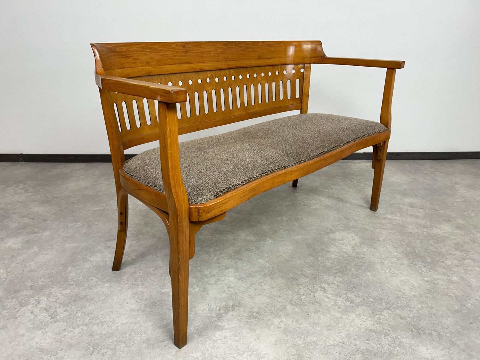 Vienna Secession Bench/Sofa By Otto Wagner Executed By Pancota Vienna photo for sale