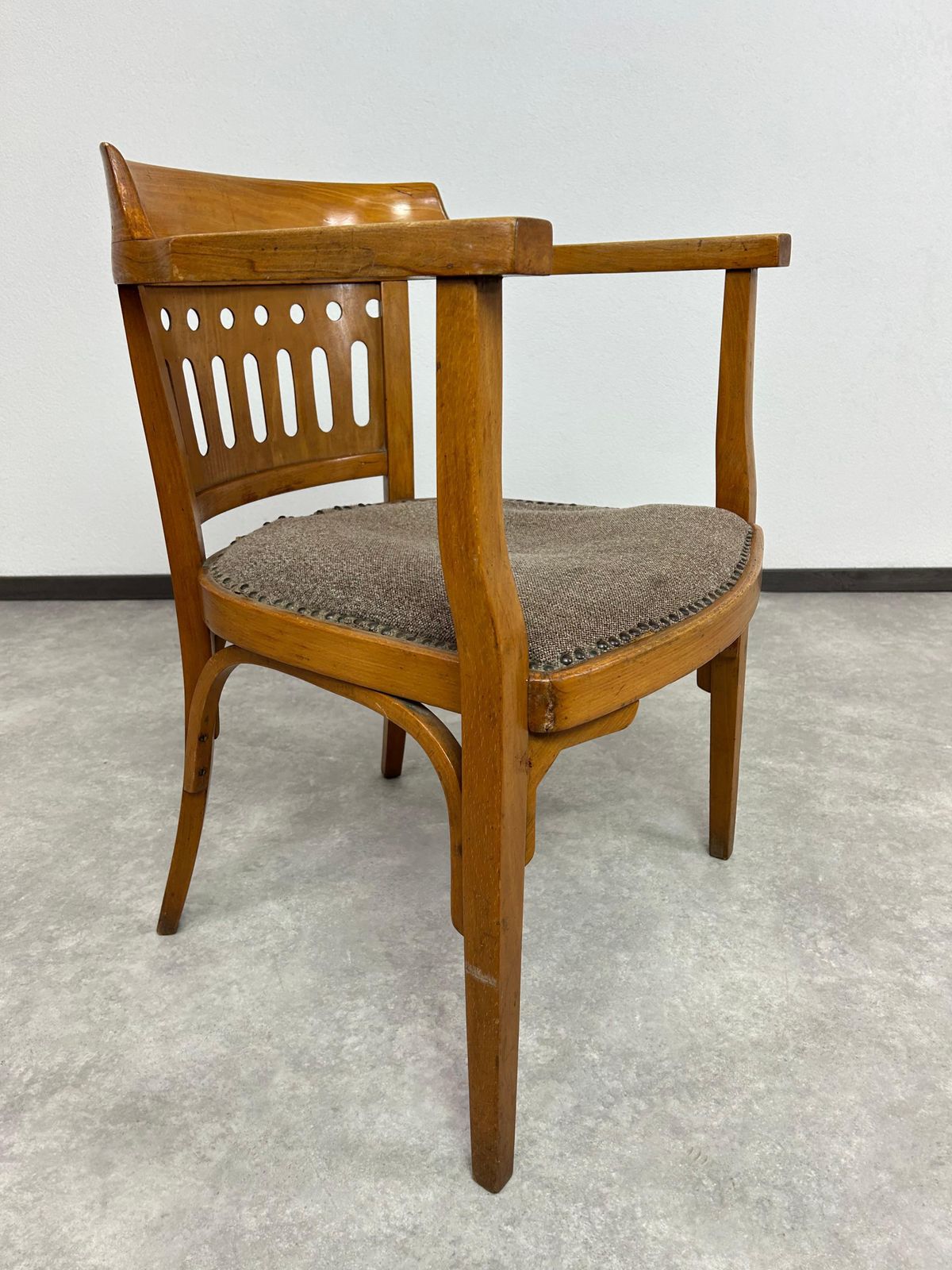 Vienna Secession Armchair By Otto Wagner Executed By Pancota Vienna photo for sale