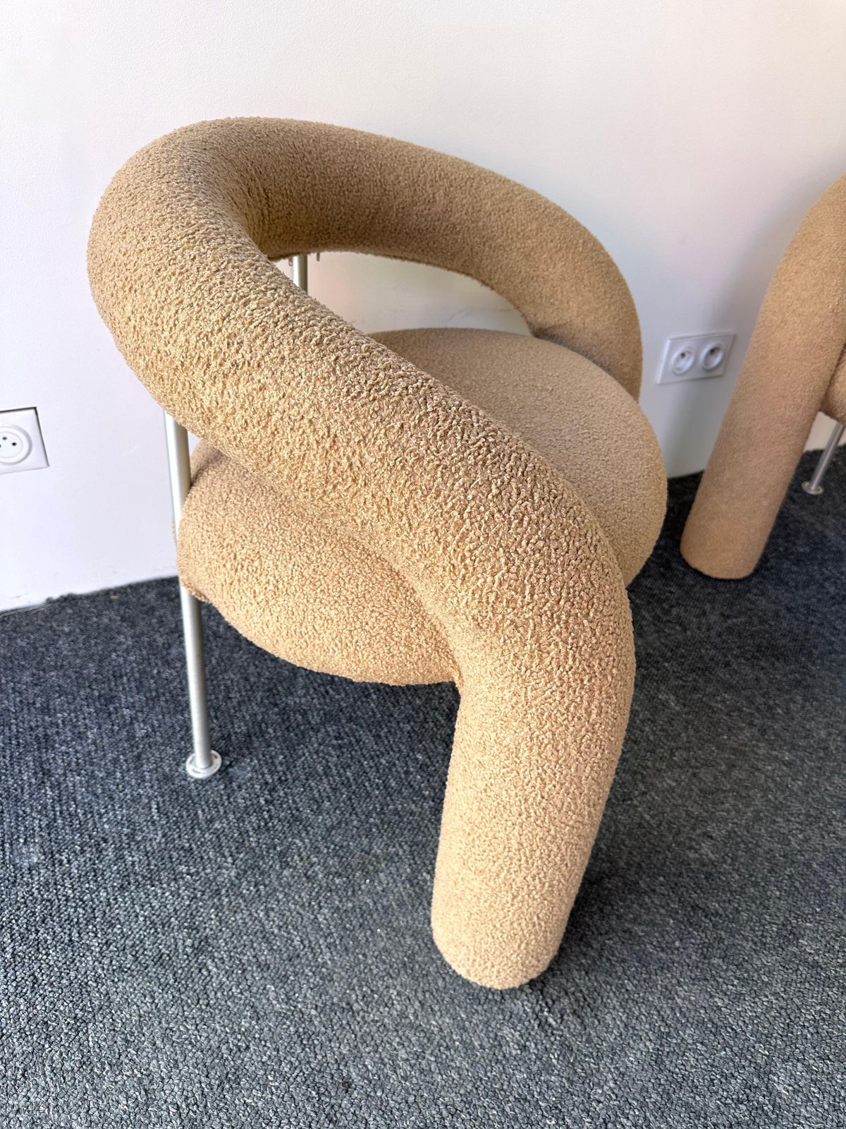 Pair Of Tube Armchairs By Bartoli For Rossi Di Albizzate. Italy, 1970s photo 6862.0