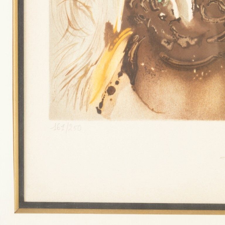 Salvador Dali “Horse Of Spring” Hand Signed & Numbered 1972 Lithograph photo Art
