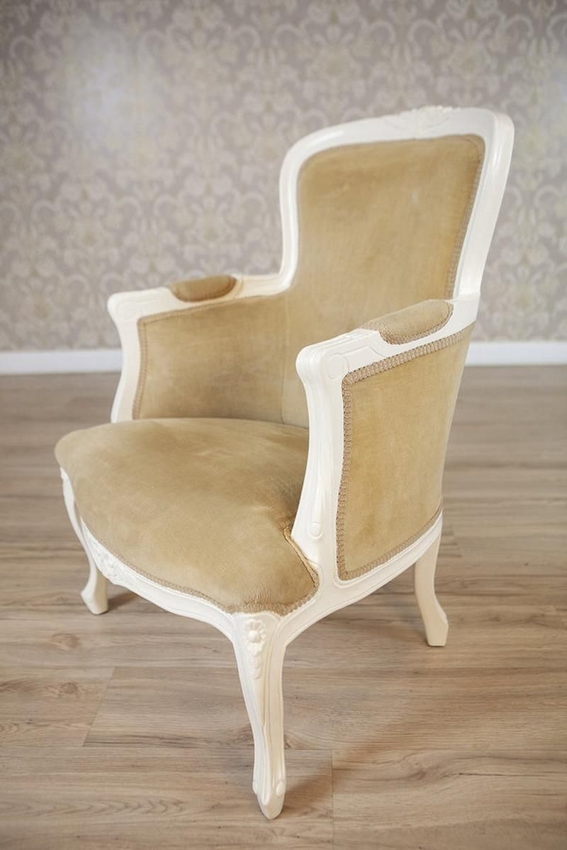 Pair Of Rococo Style Beech Bergere Chairs, Early 20th Century photo buy