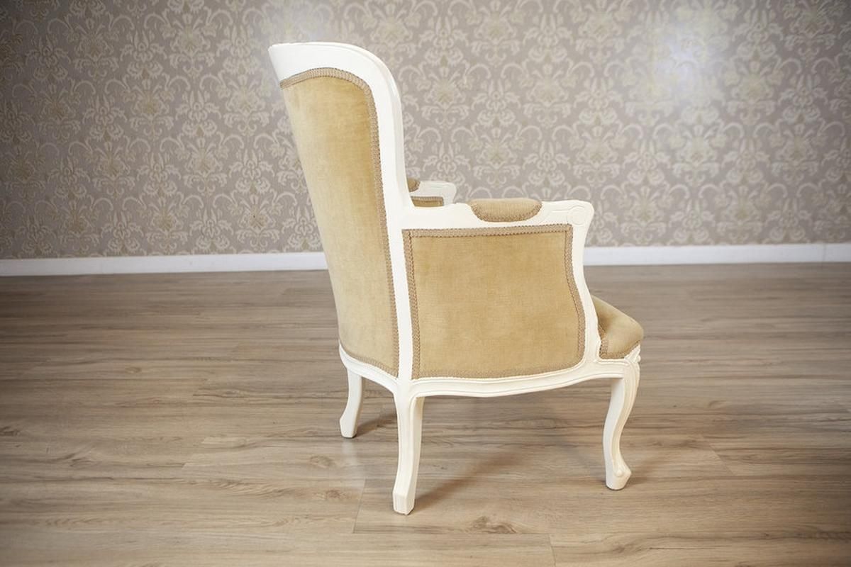 photo furniture Pair Of Rococo Style Beech Bergere Chairs, Early 20th Century
