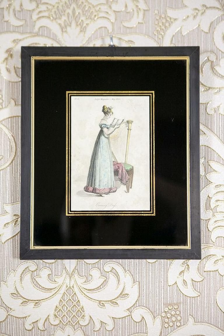 Pair Of Prints From The Early 20th Century Depicting Woman photo 172.0