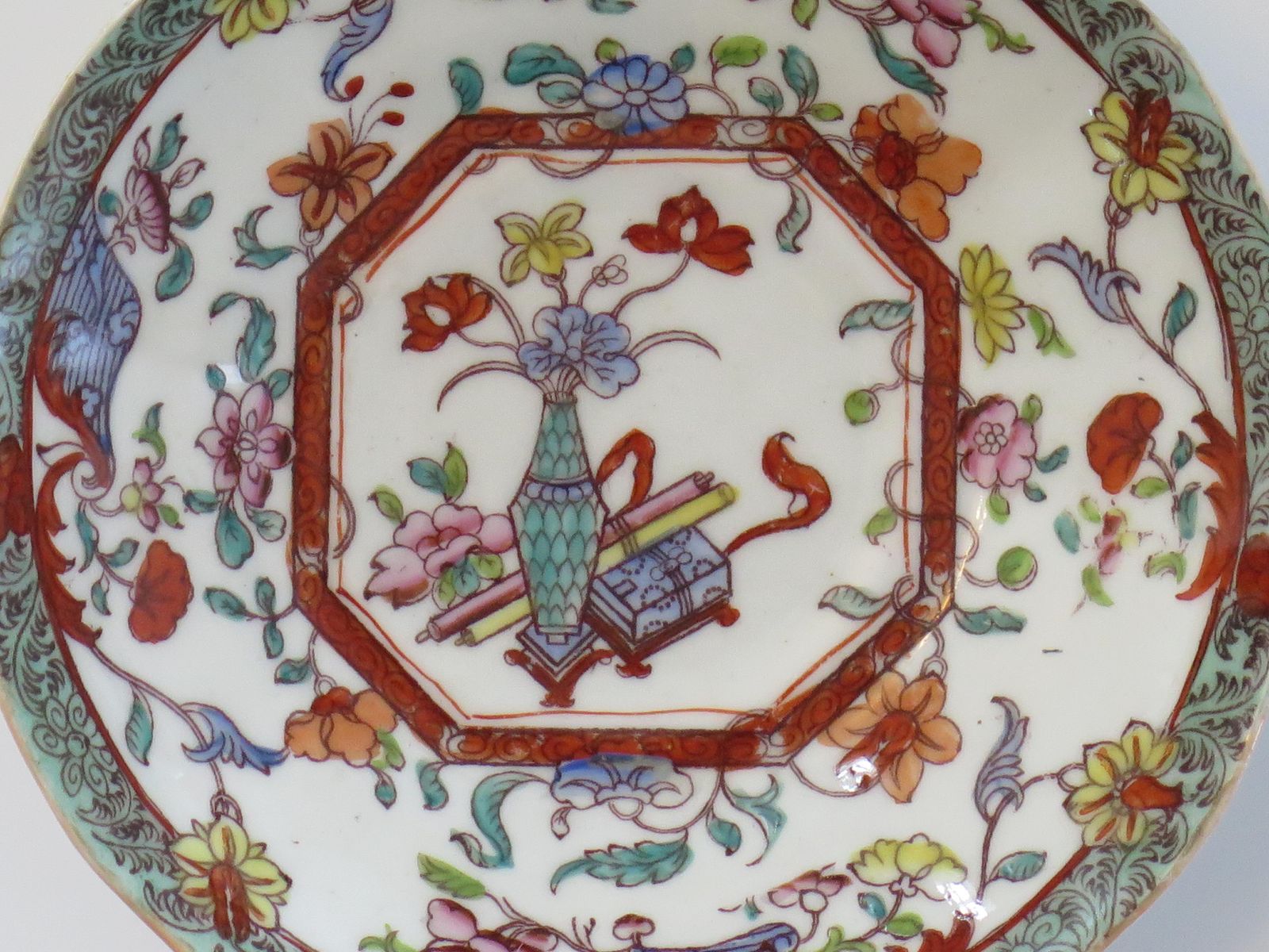 William Ivth Pair (A) Of C J Masons Cups & Saucers Porcelain Ptn 223, Ca 1830 photo buy