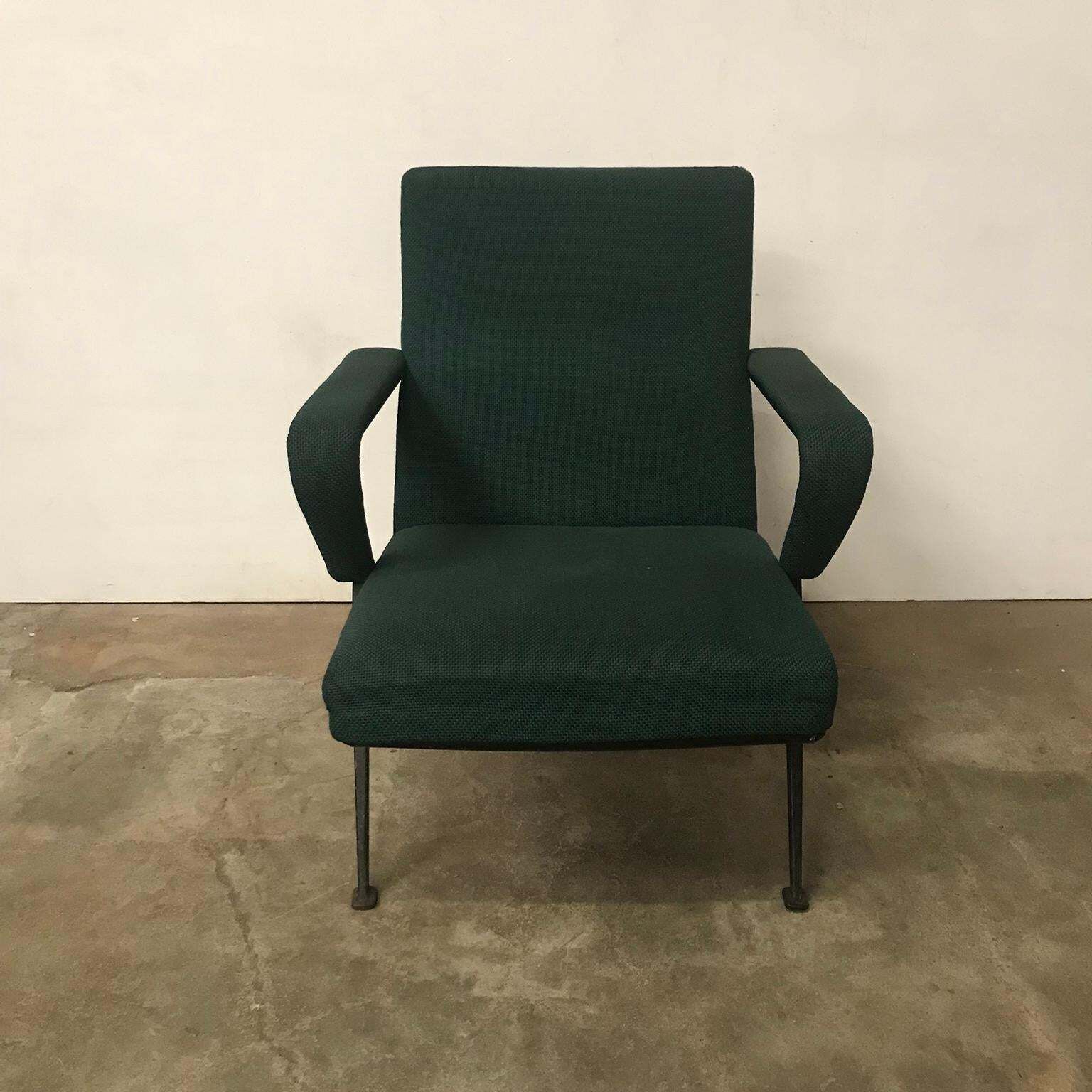 1969 Friso Kramer, Ahrend De Cirkel Repose Lounge Armchair Green Upholstery photo for sale