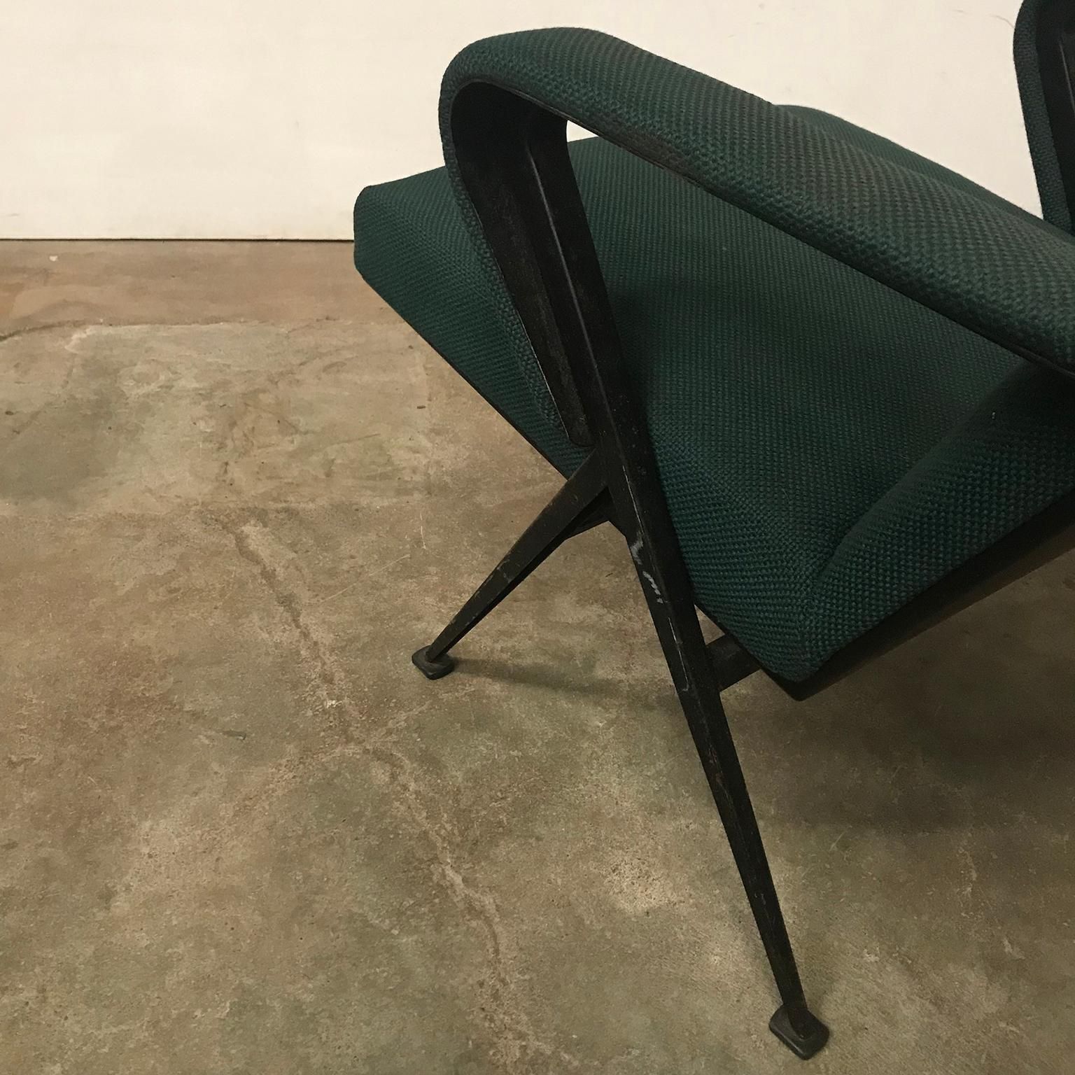 1969 Friso Kramer, Ahrend De Cirkel Repose Lounge Armchair Green Upholstery photo buy