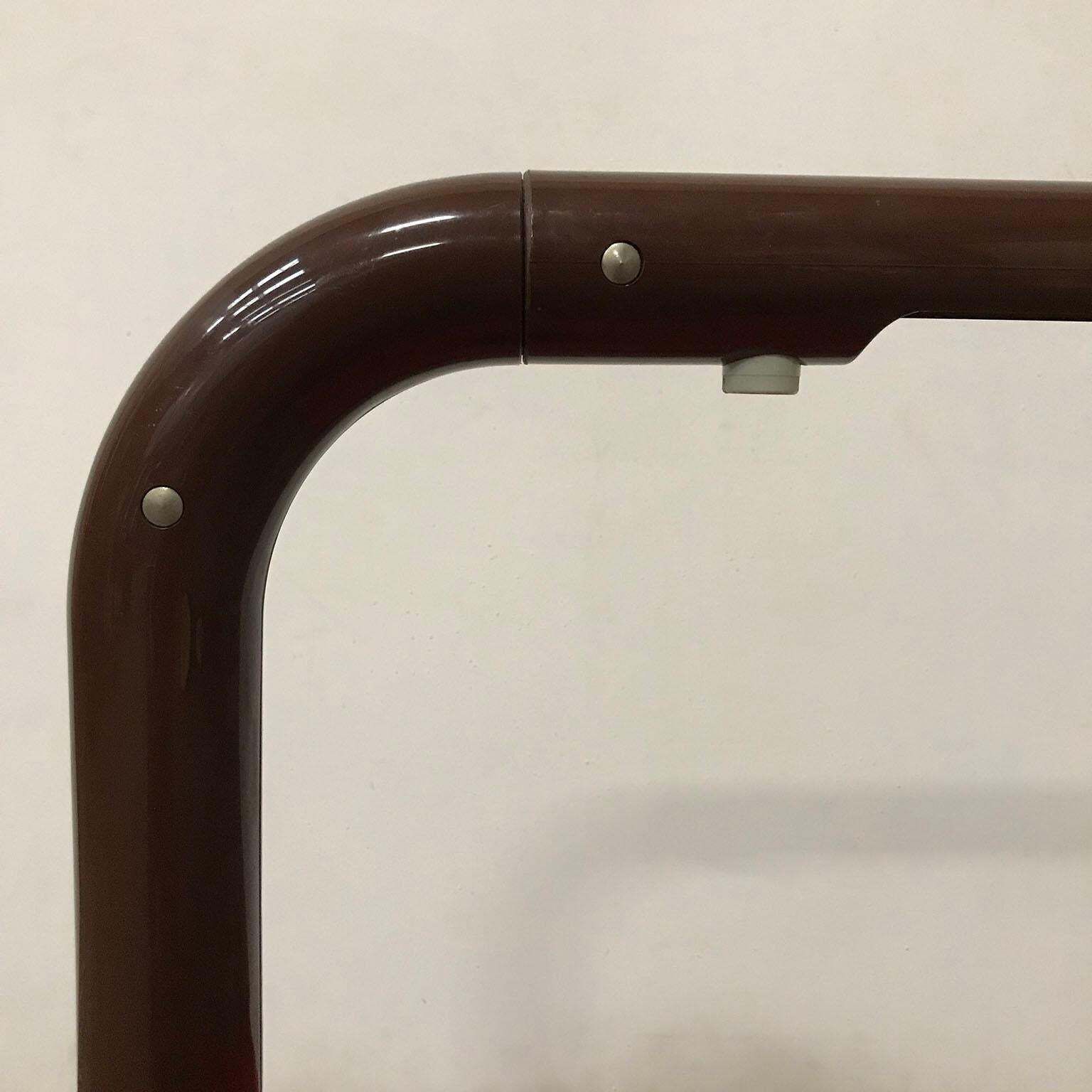 1960, Anders Pehrson For Atelje Lyktan, Sweden, Tube Desk Lamp In Brown Plastic photo Lighting