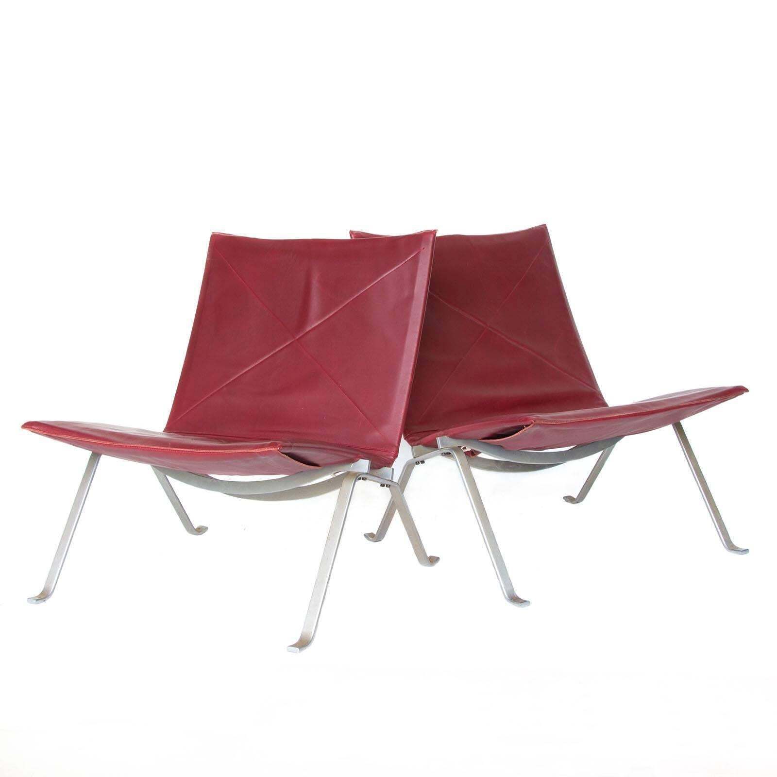1956, Poul Kjaerholm For E. Kold Christensen, Pk22 Lounge Chairs photo furniture