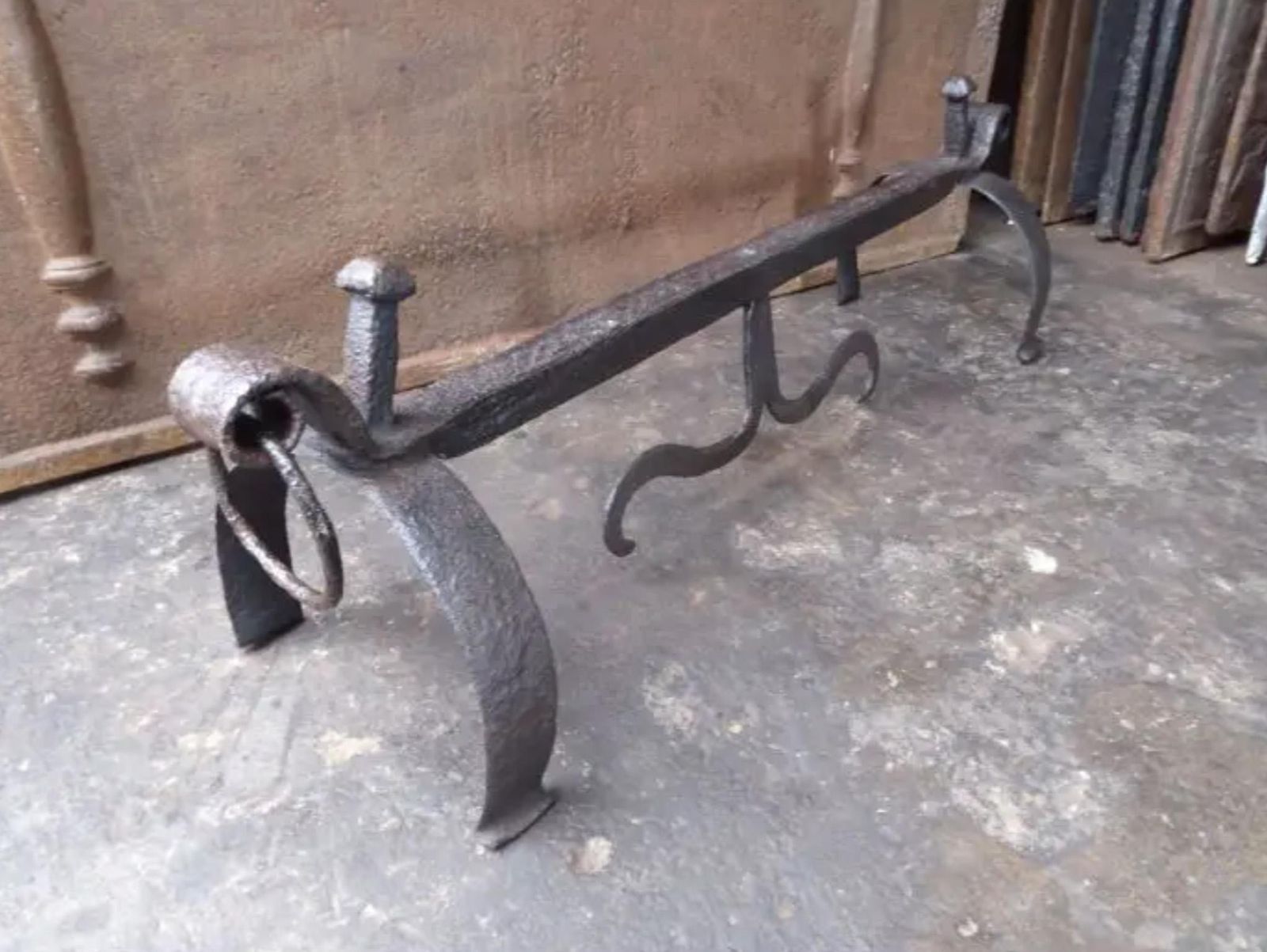 Gothic Rest For Fireplace Tools, 17th Century photo Home Fixtures
