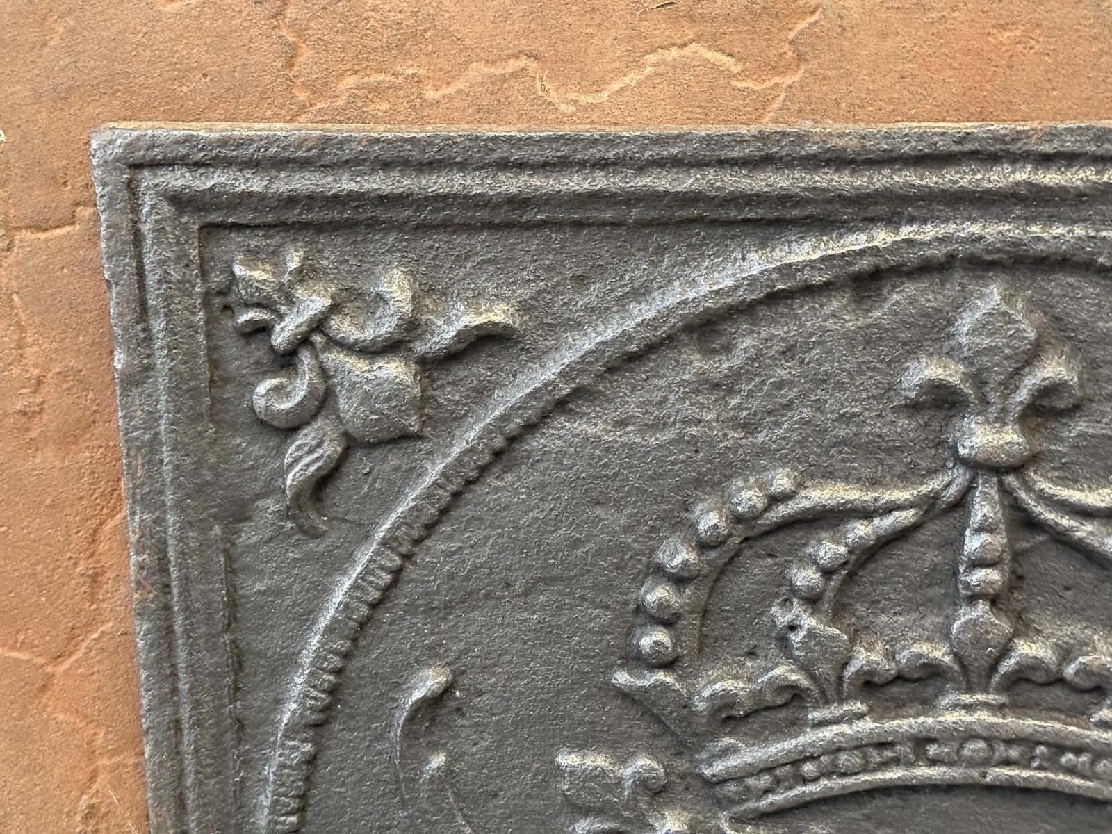 French Louis XV Period 'Arms Of France' Fireback, 18th Century photo buy