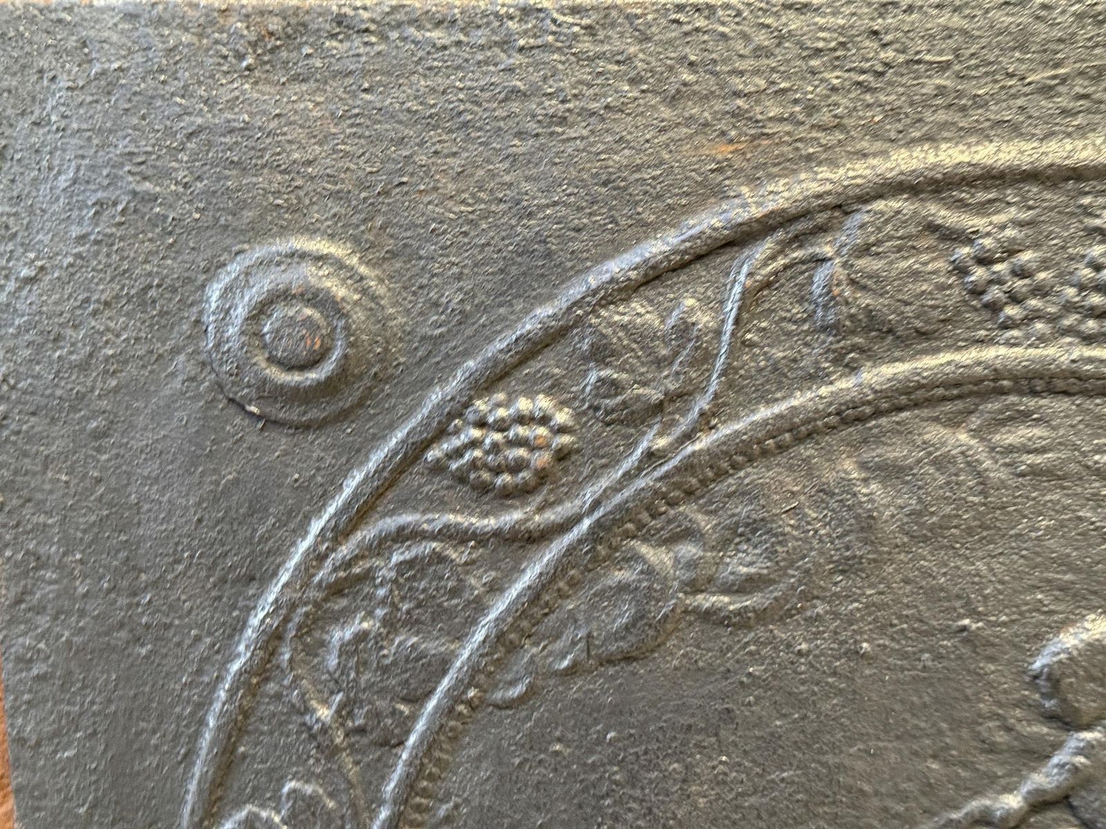 French Neoclassical Period 'Sun King' Fireback / Backsplash, Early 19th Century photo Home Fixtures