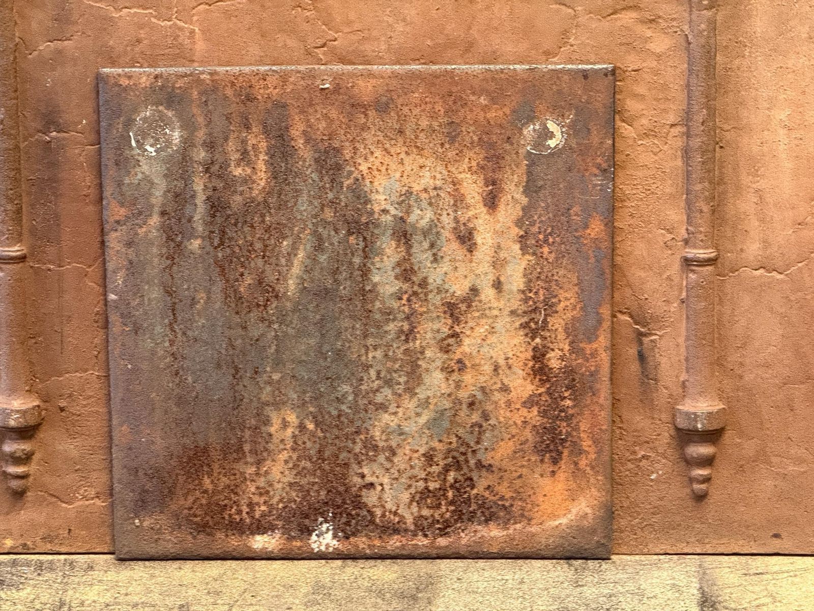 photo vinterior French Neoclassical Period 'Sun King' Fireback / Backsplash, Early 19th Century