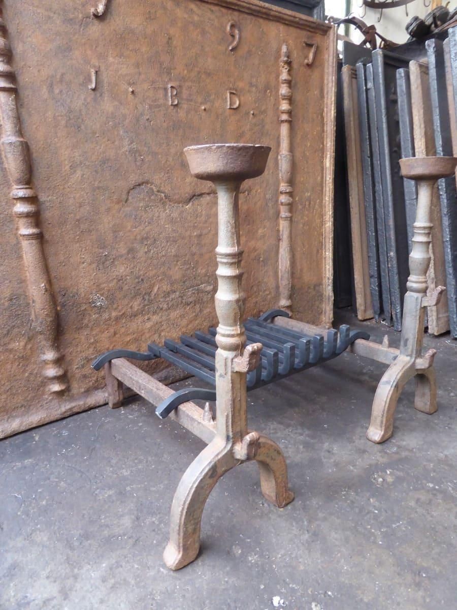 French Napoleon III Style Fireplace Grate Or Fire Basket, 20th Century photo Home Fixtures