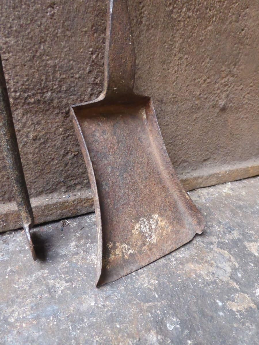 French Wrought Iron Fireplace Tools Or Fire Tools, Louis XV Period, 18th Century photo Home Fixtures