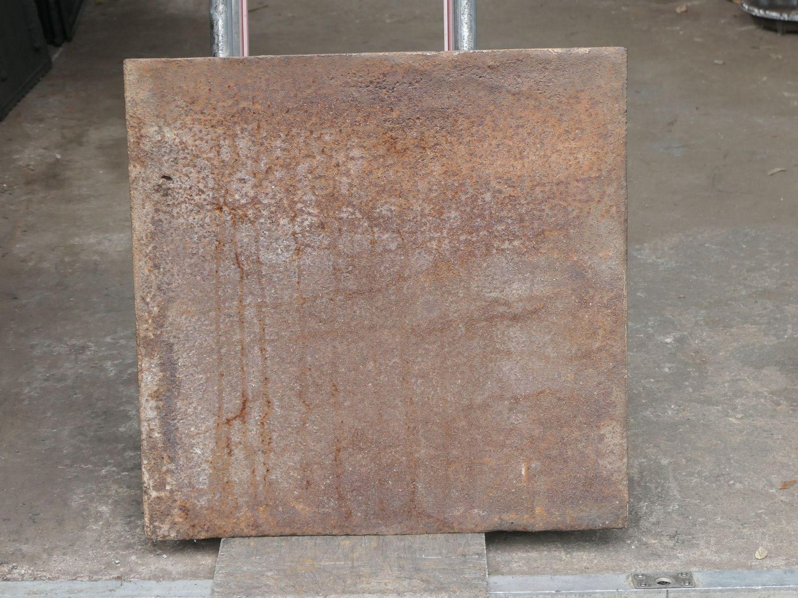 322.0 French 'Pillars Of Freedom' Fireback / Backsplash, 18th   19th Century photo