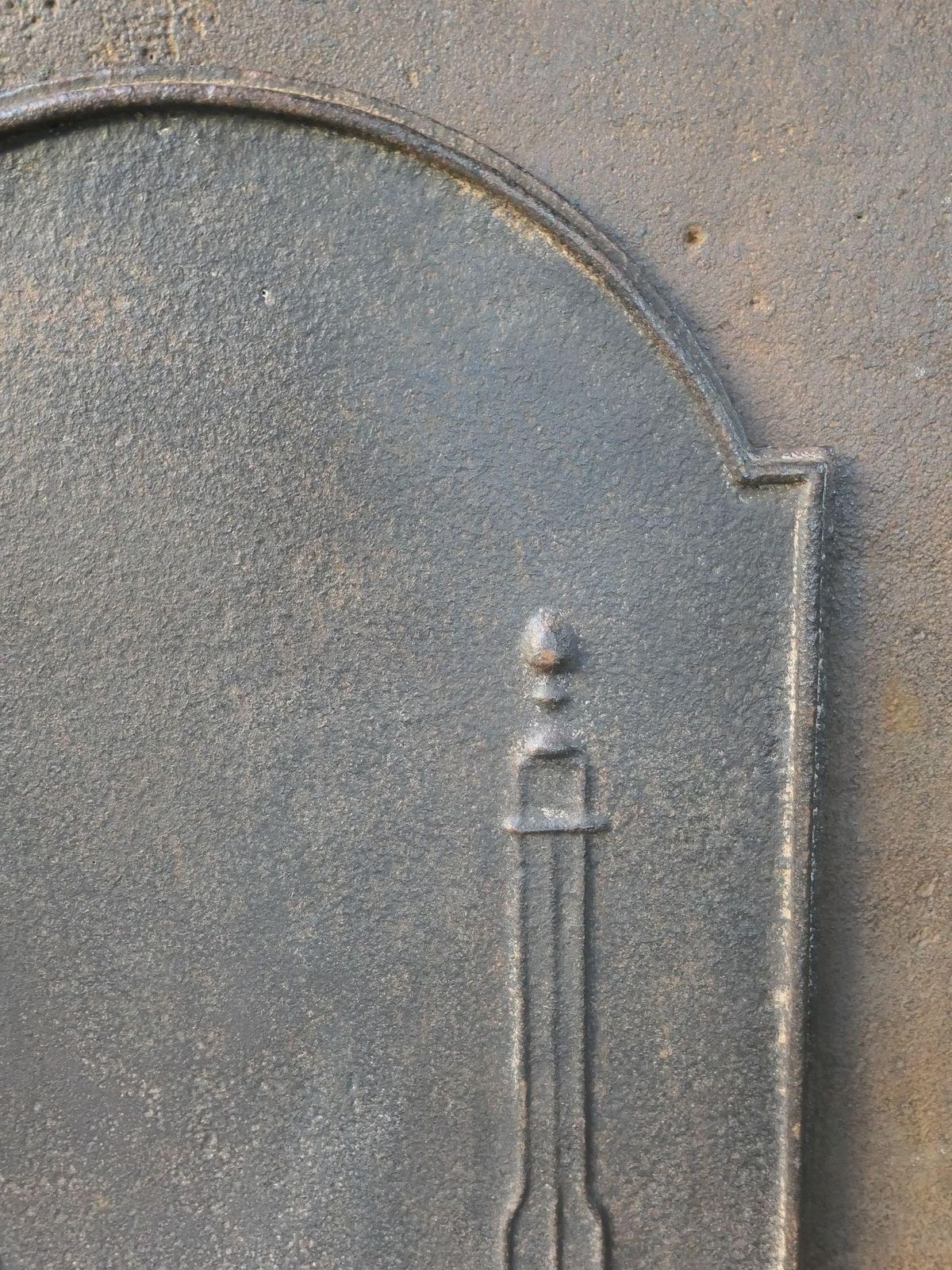 French 'Pillars Of Freedom' Fireback / Backsplash, Early 19th Century, Neoclassi photo buy