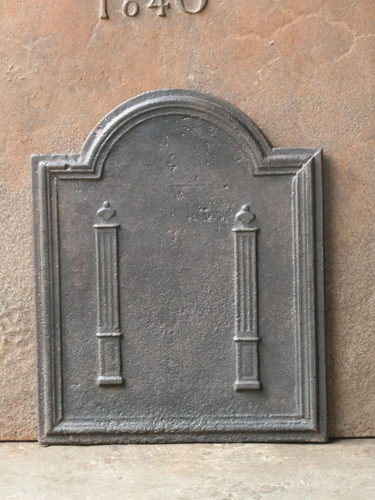 French Neoclassical Period 'Pillars Of Freedom' Fireback / Backsplash photo furniture