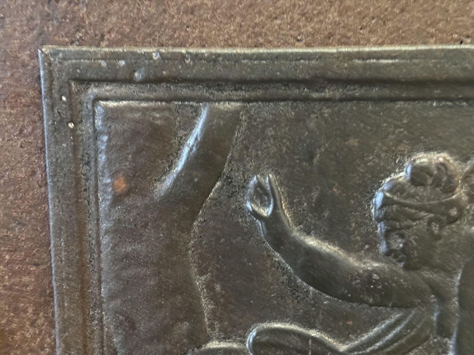 French Napoleon III Period Fireback / Backsplash, 19th Century photo Home Fixtures