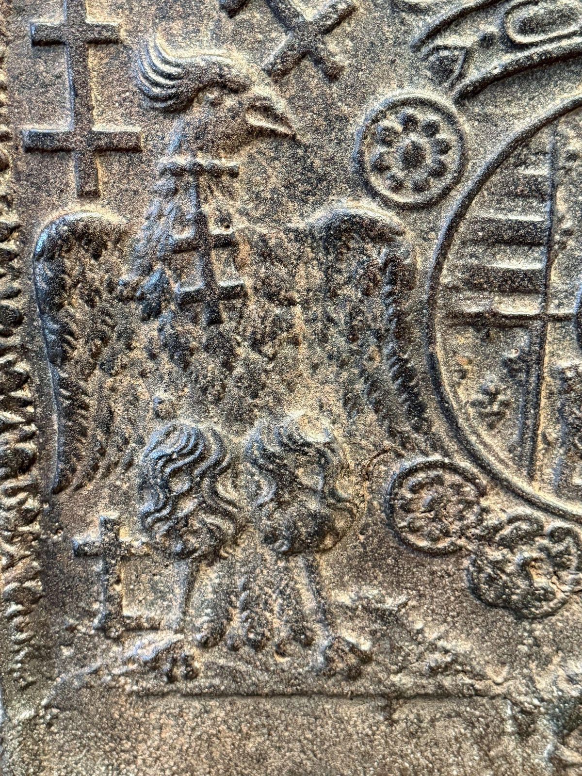 French 'Arms Of Lorraine' Fireback, 20th Century, Louis XIV Style photo buy