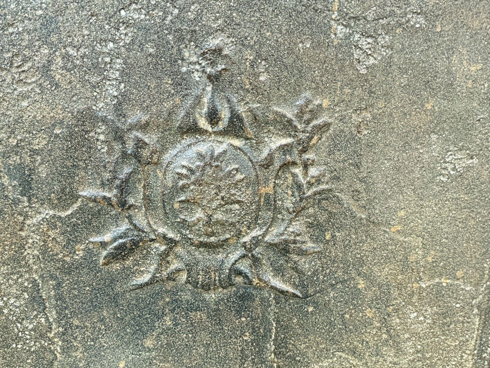 French Neoclassical Period Fireback / Backsplash, Early 19th C. photo 493.0