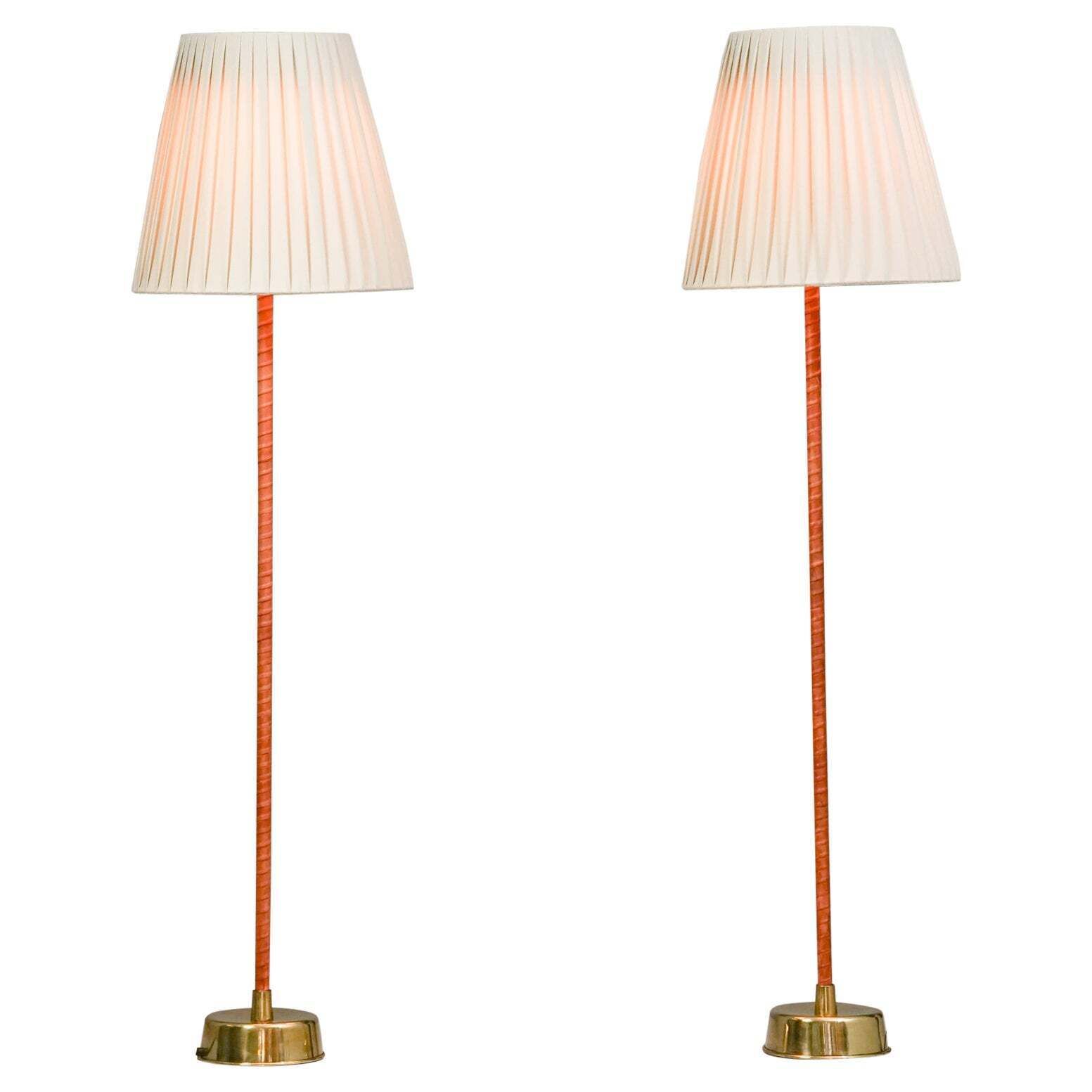 Pair Of Ihanne/Senator Floor Lamps, Lisa Johansson Pape, Orno Oy, 1950s
